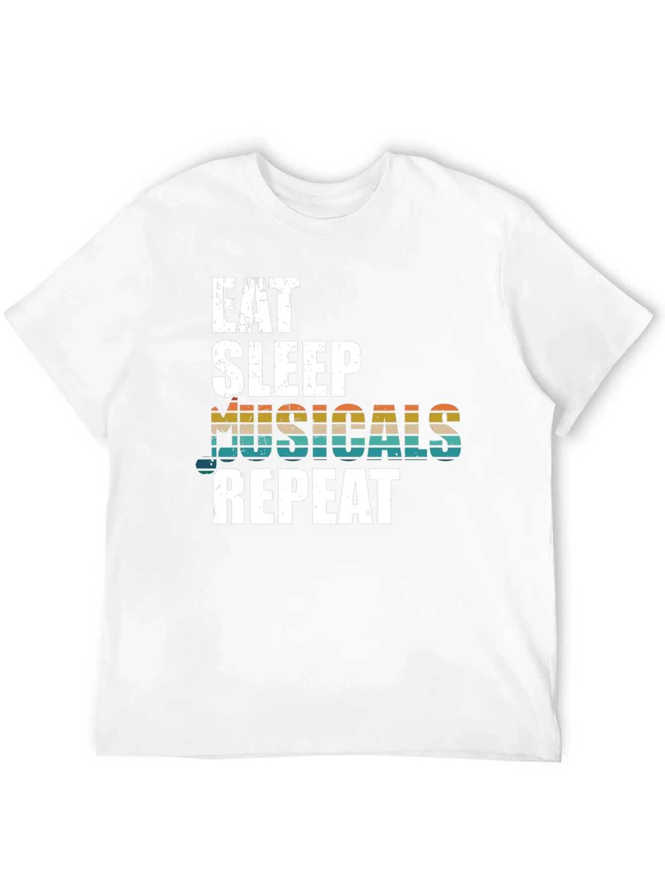 Camiseta Negra: Come Duerme Musicales Repite