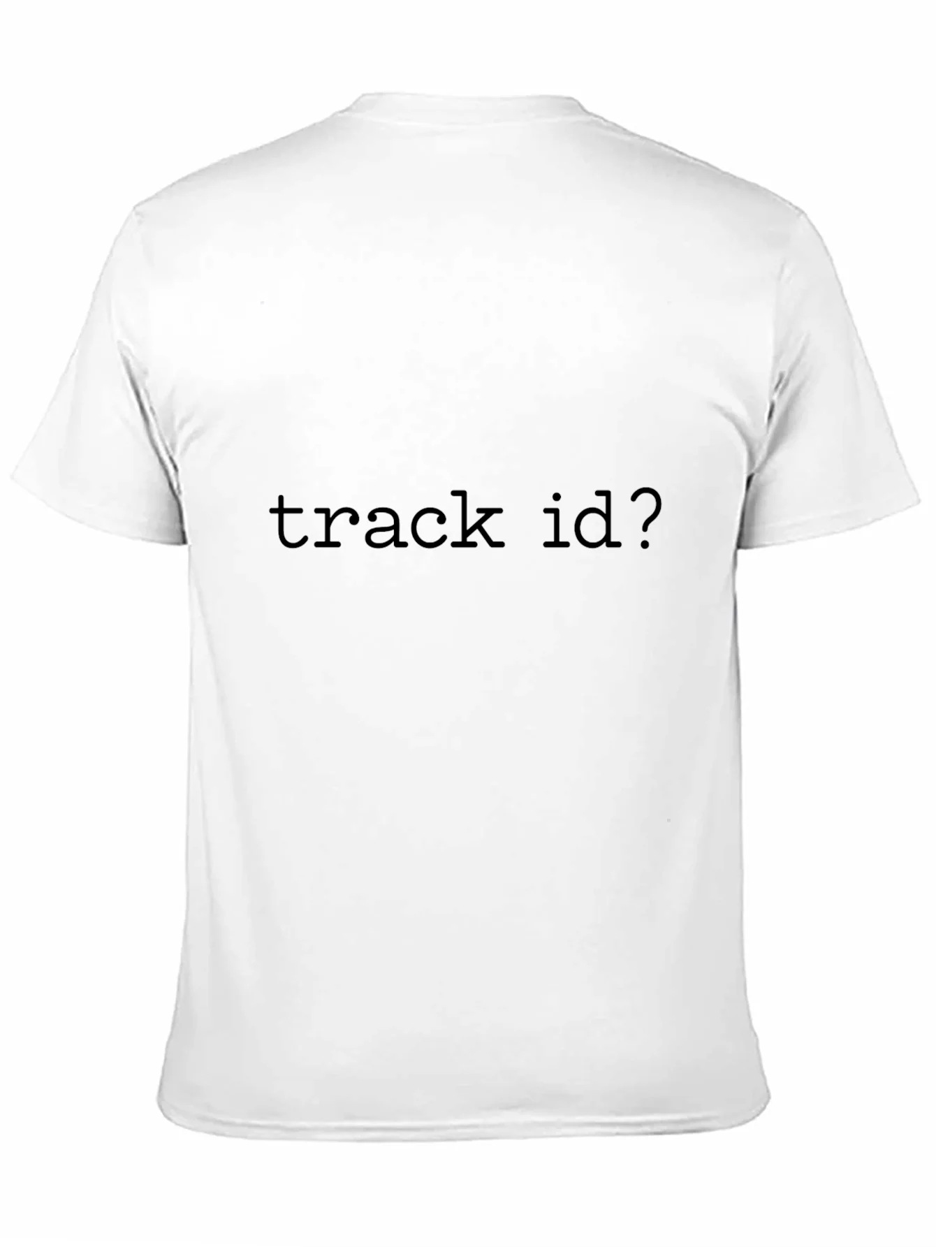 Rebbecca Track ID? Black T-Shirt - Music Lover Tee
