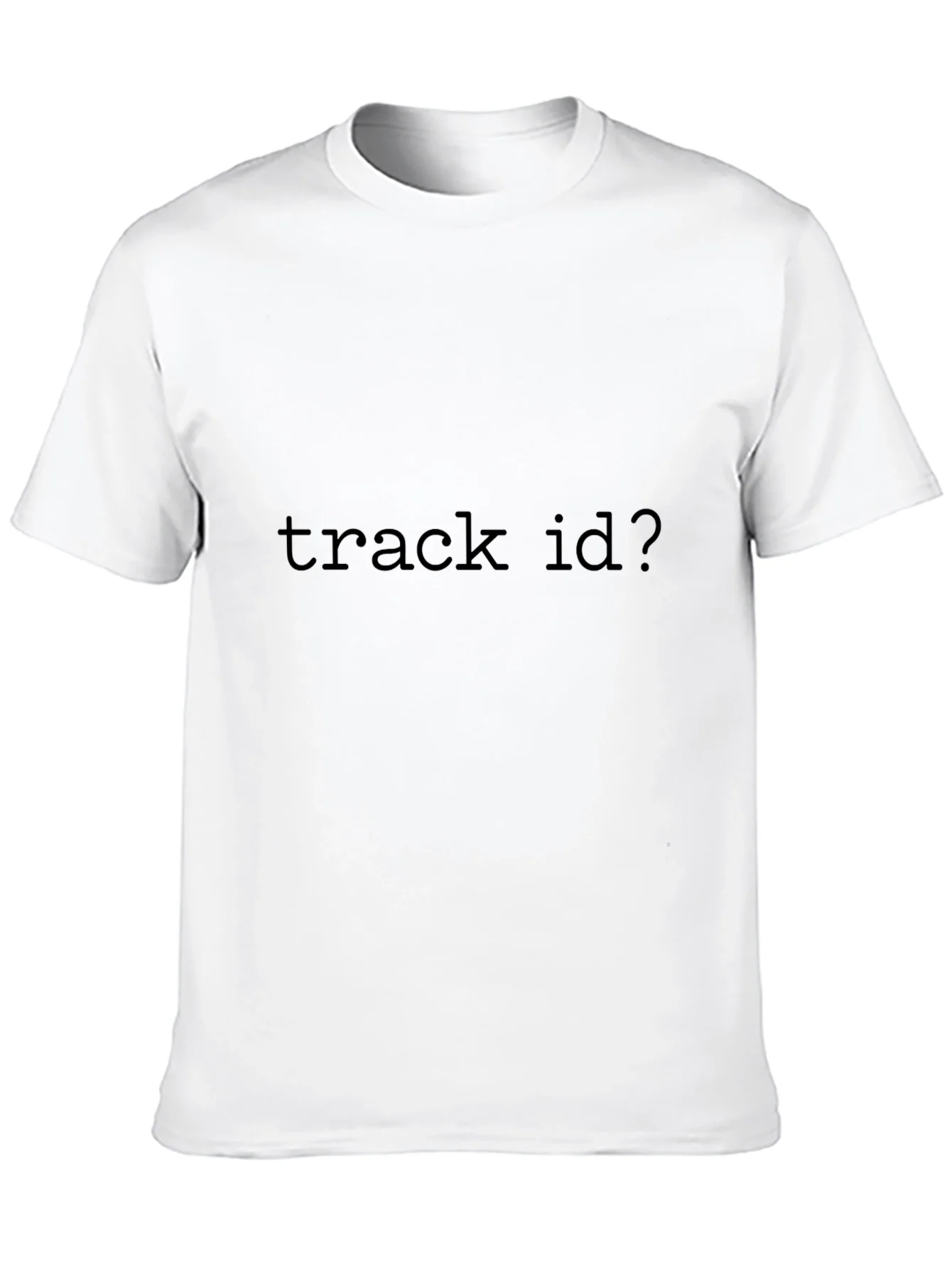 Rebbecca Track ID? Black T-Shirt - Music Lover Tee