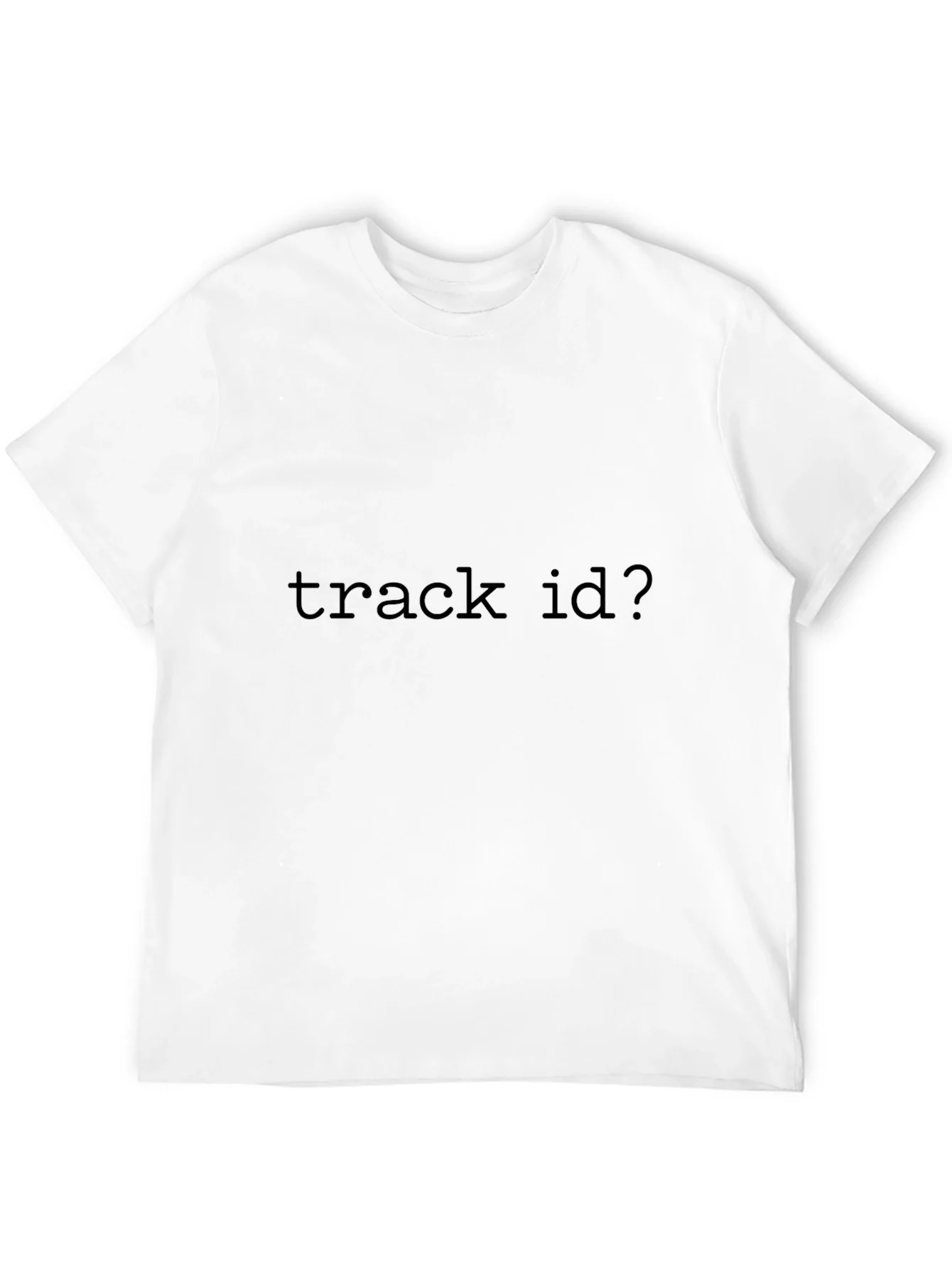 Rebbecca Track ID? Black T-Shirt - Music Lover Tee