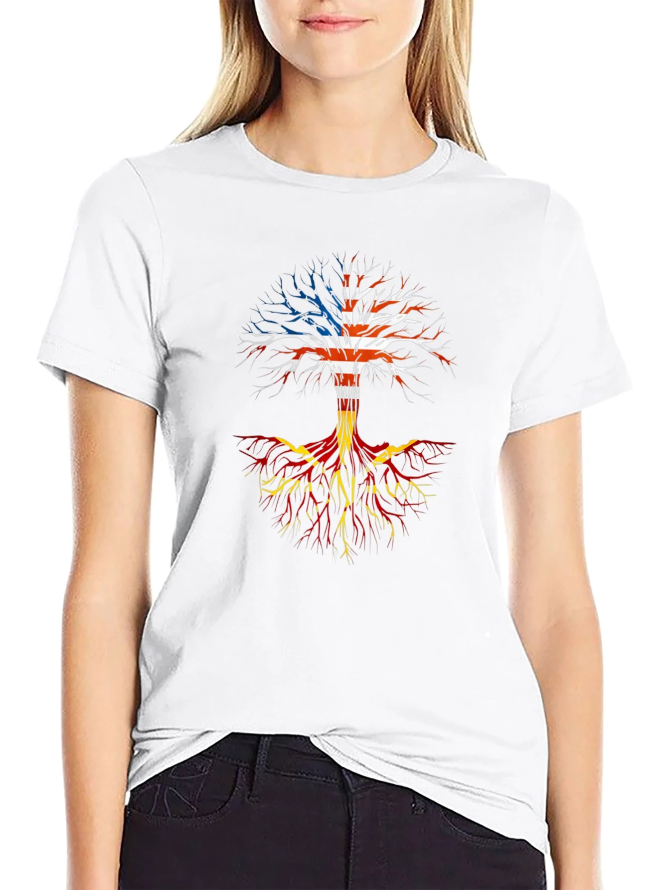 Rebbecca USA & Macedonian Roots T-Shirt