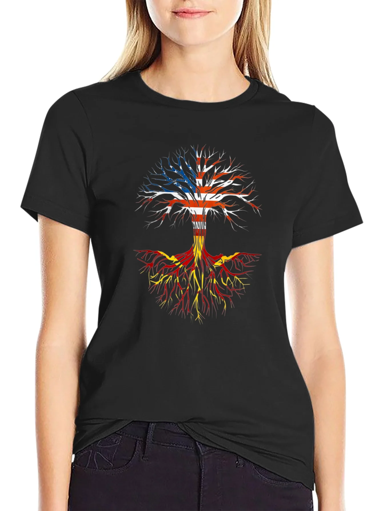 Rebbecca USA & Macedonian Roots T-Shirt