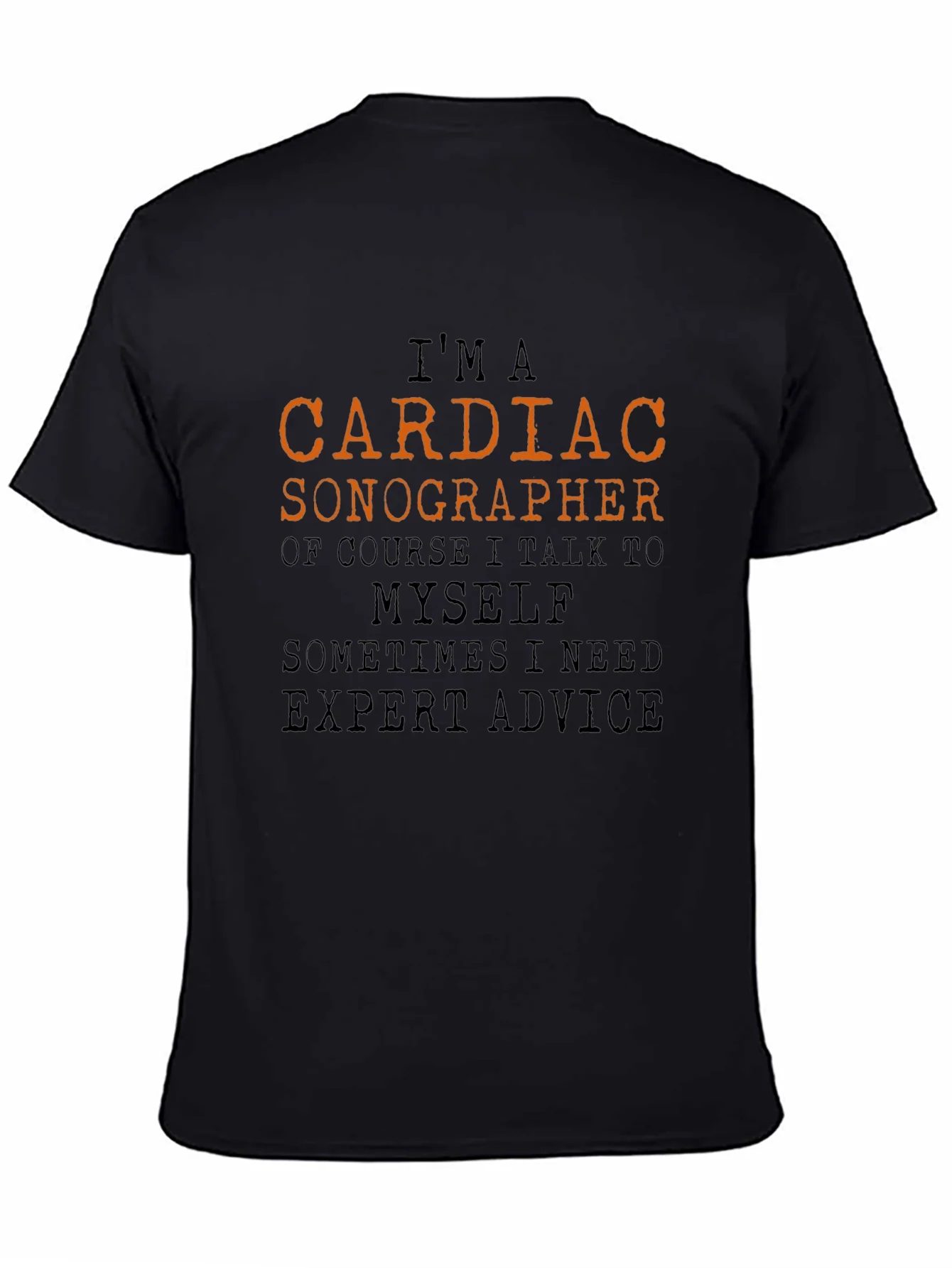 Camiseta Negra - Soy un Son¨®grafo Cardiaco