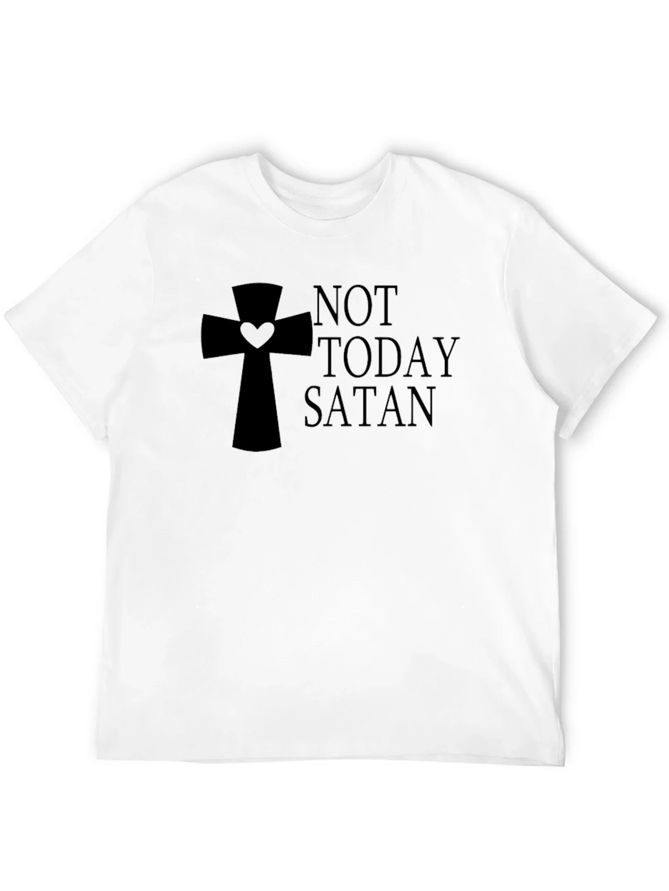 Rebbecca Not Today Satan T-Shirt - Christian Apparel
