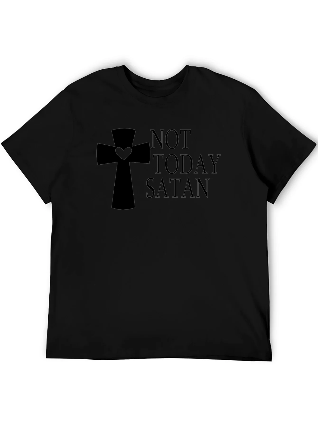 Rebbecca Not Today Satan T-Shirt - Christian Apparel