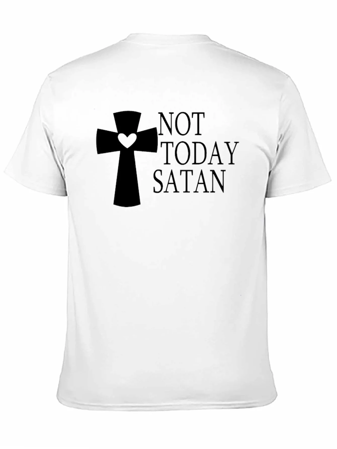 Rebbecca Not Today Satan T-Shirt - Christian Apparel