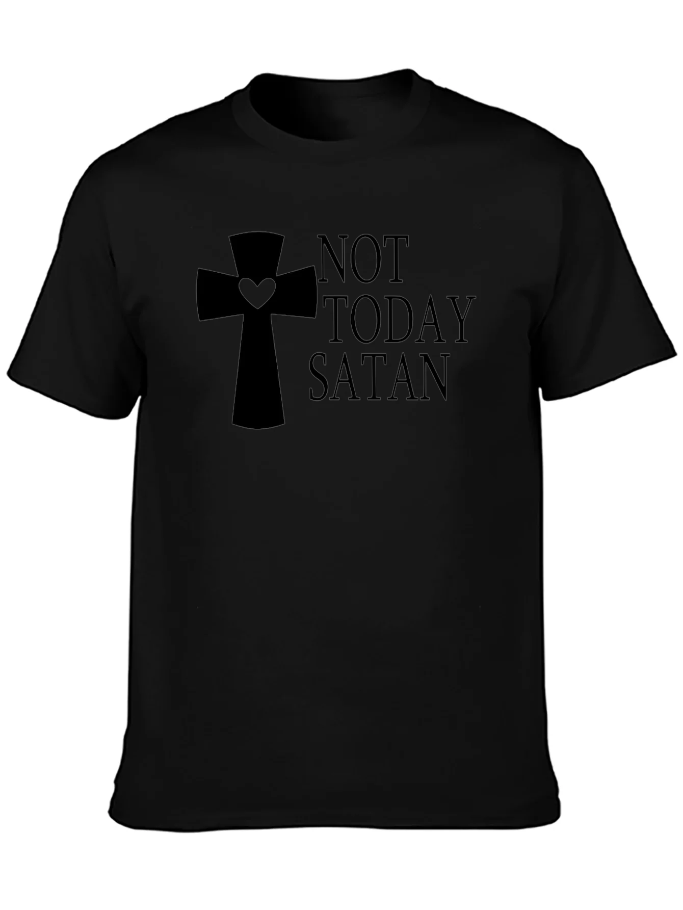 Rebbecca Not Today Satan T-Shirt - Christian Apparel