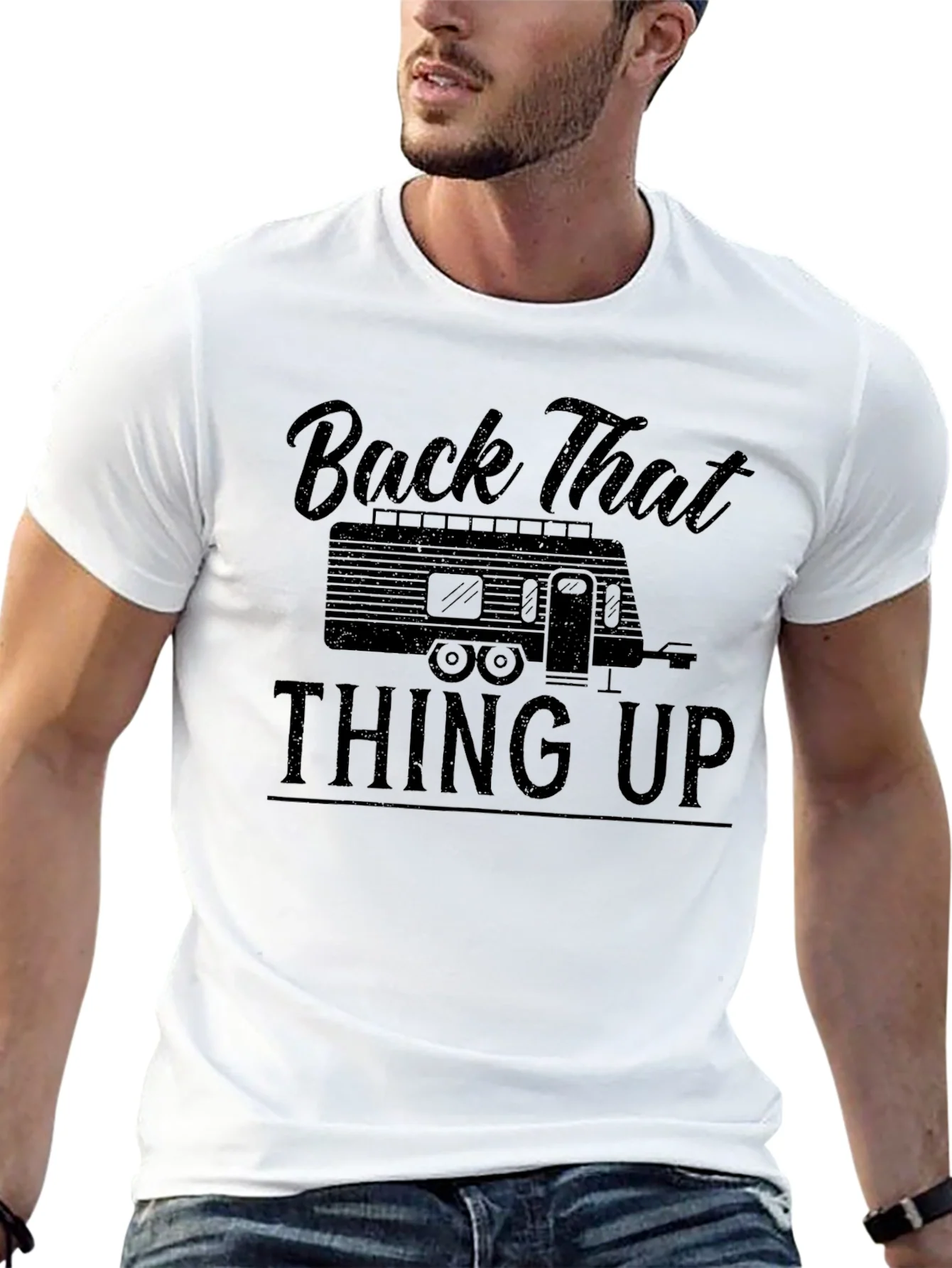 Camiseta Negra Back That Thing Up