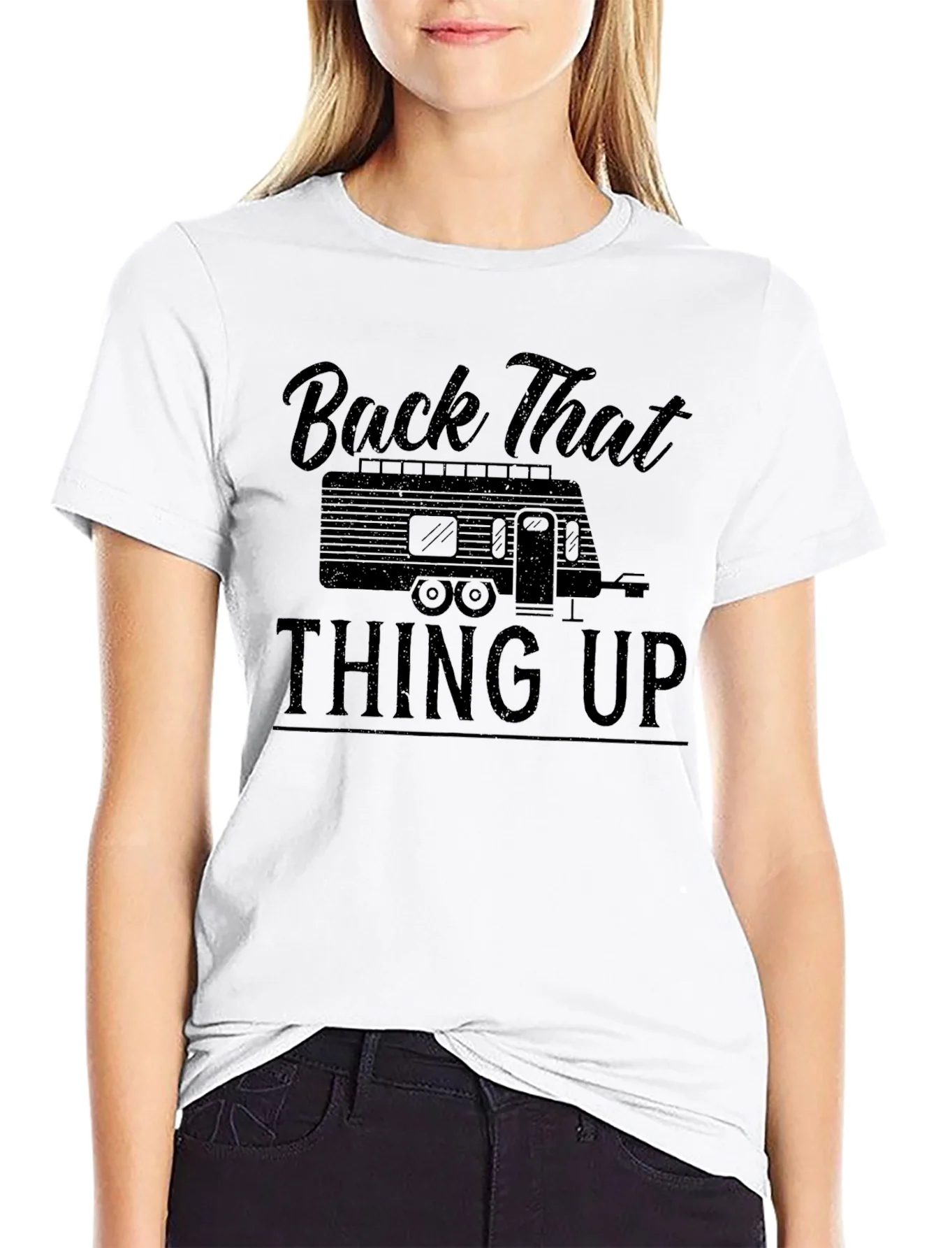 Camiseta Negra Back That Thing Up
