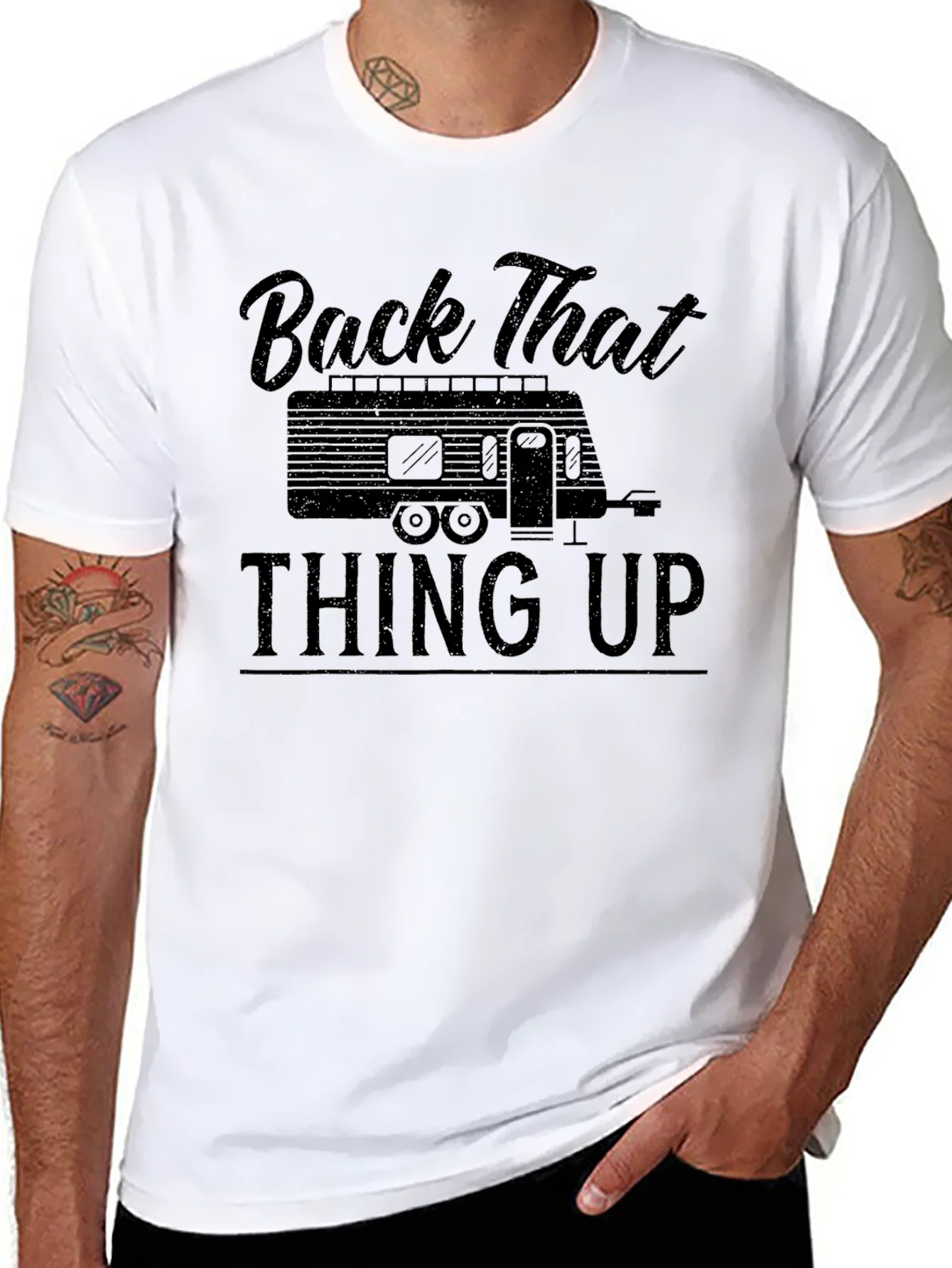 Camiseta Negra Back That Thing Up