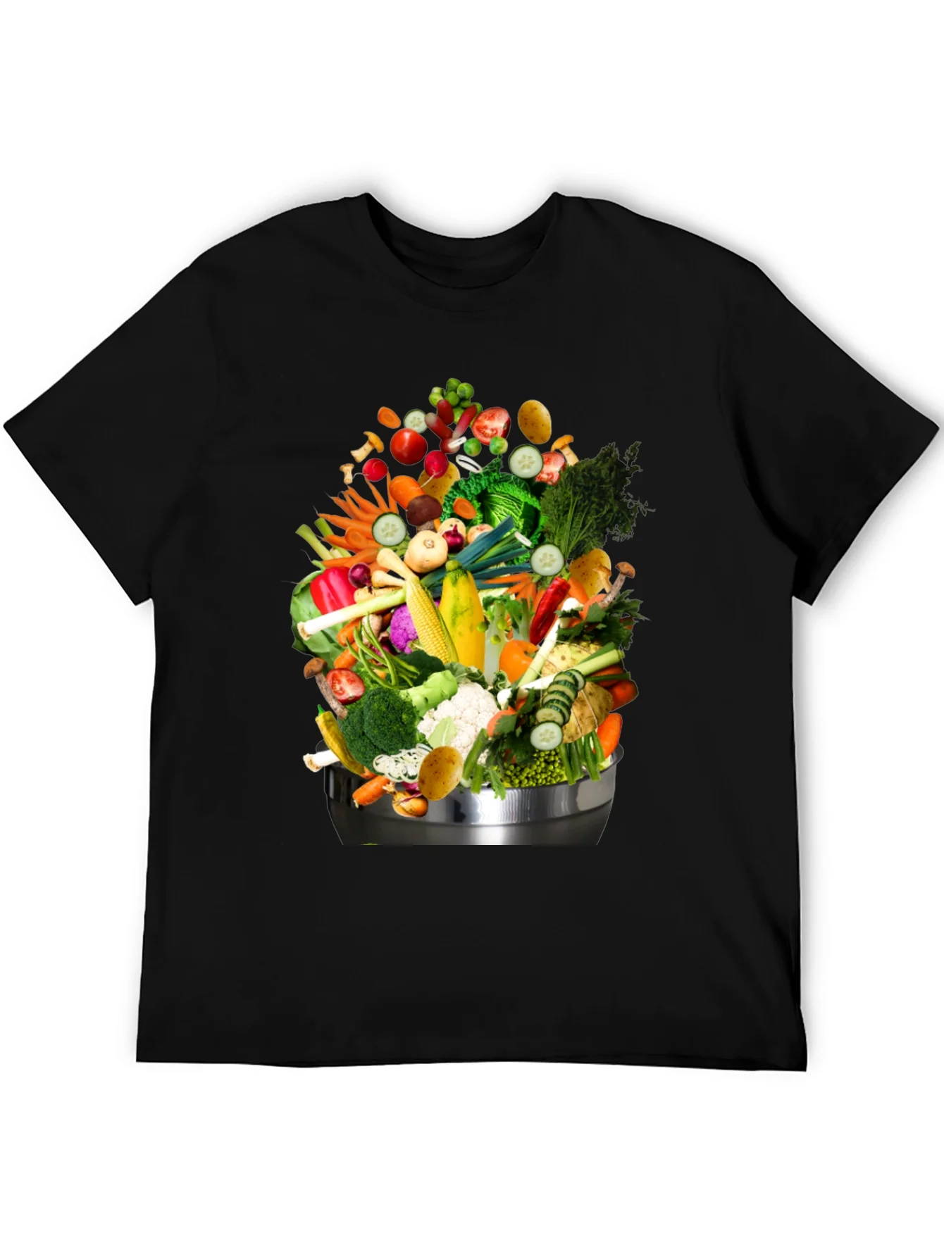 Rebbecca Vegetable Bowl Graphic Tee - Funny Food T-Shirt