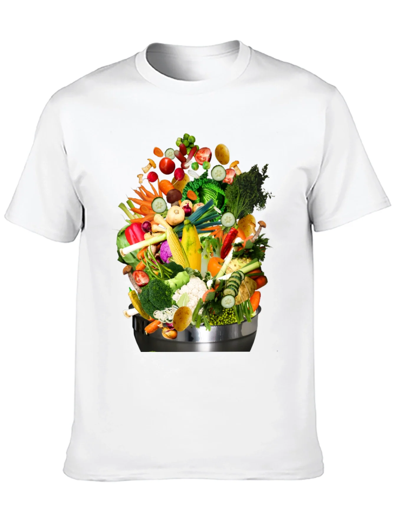 Rebbecca Vegetable Bowl Graphic Tee - Funny Food T-Shirt