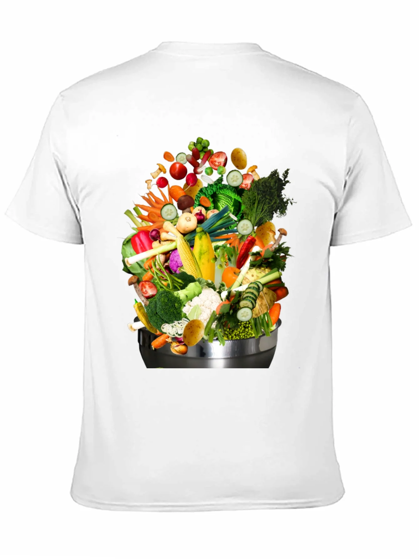 Rebbecca Vegetable Bowl Graphic Tee - Funny Food T-Shirt