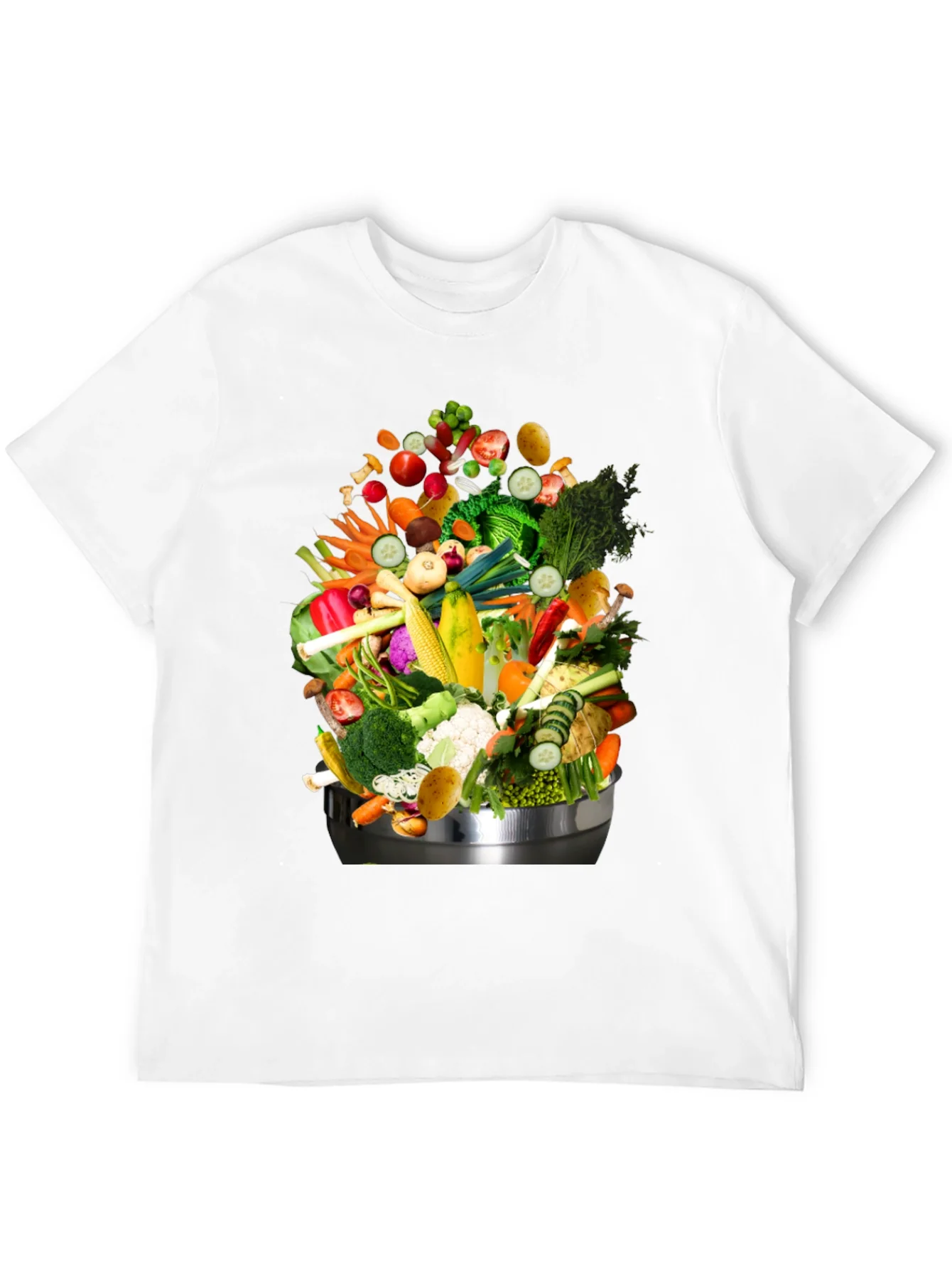 Rebbecca Vegetable Bowl Graphic Tee - Funny Food T-Shirt