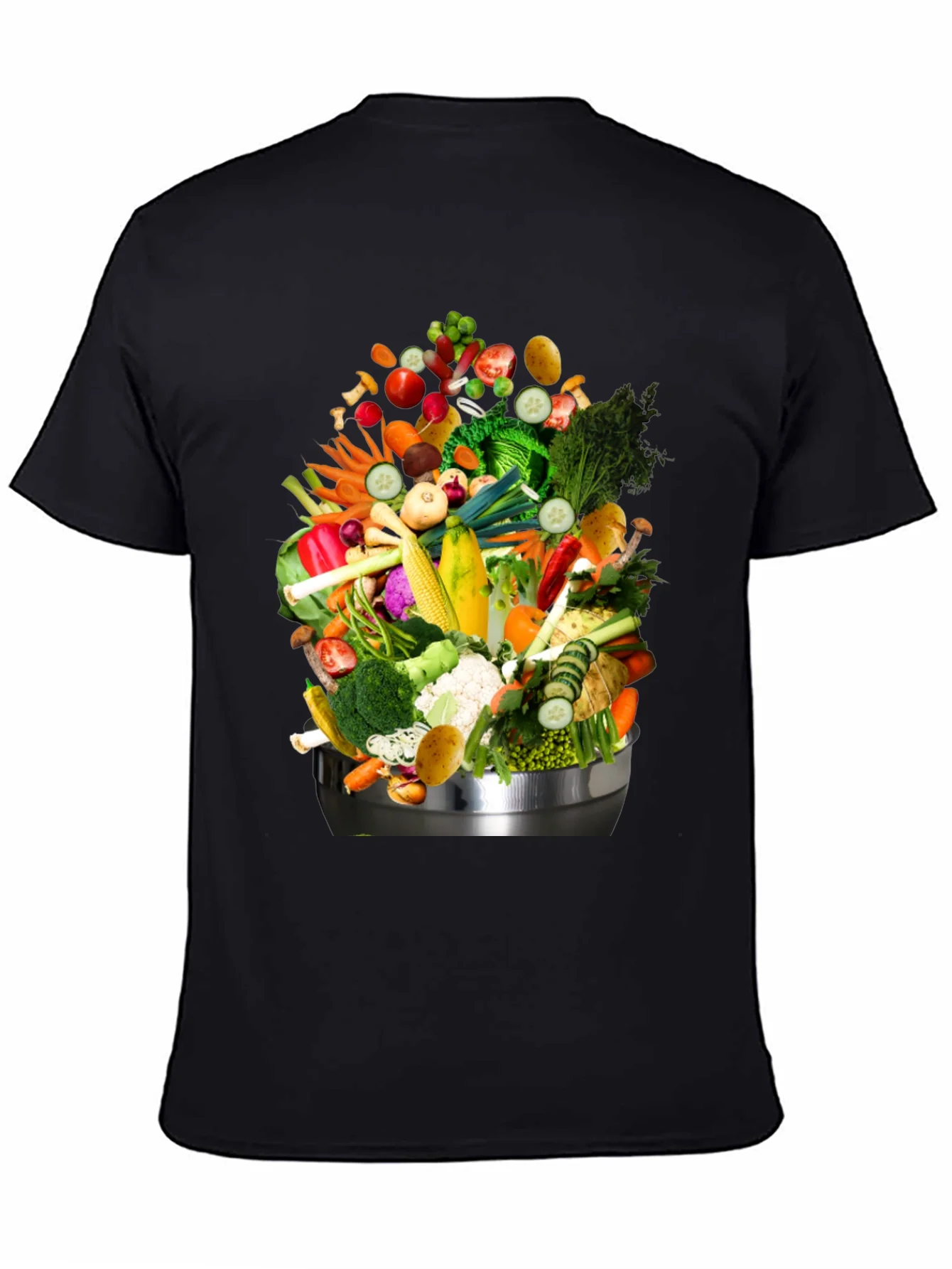 Rebbecca Vegetable Bowl Graphic Tee - Funny Food T-Shirt