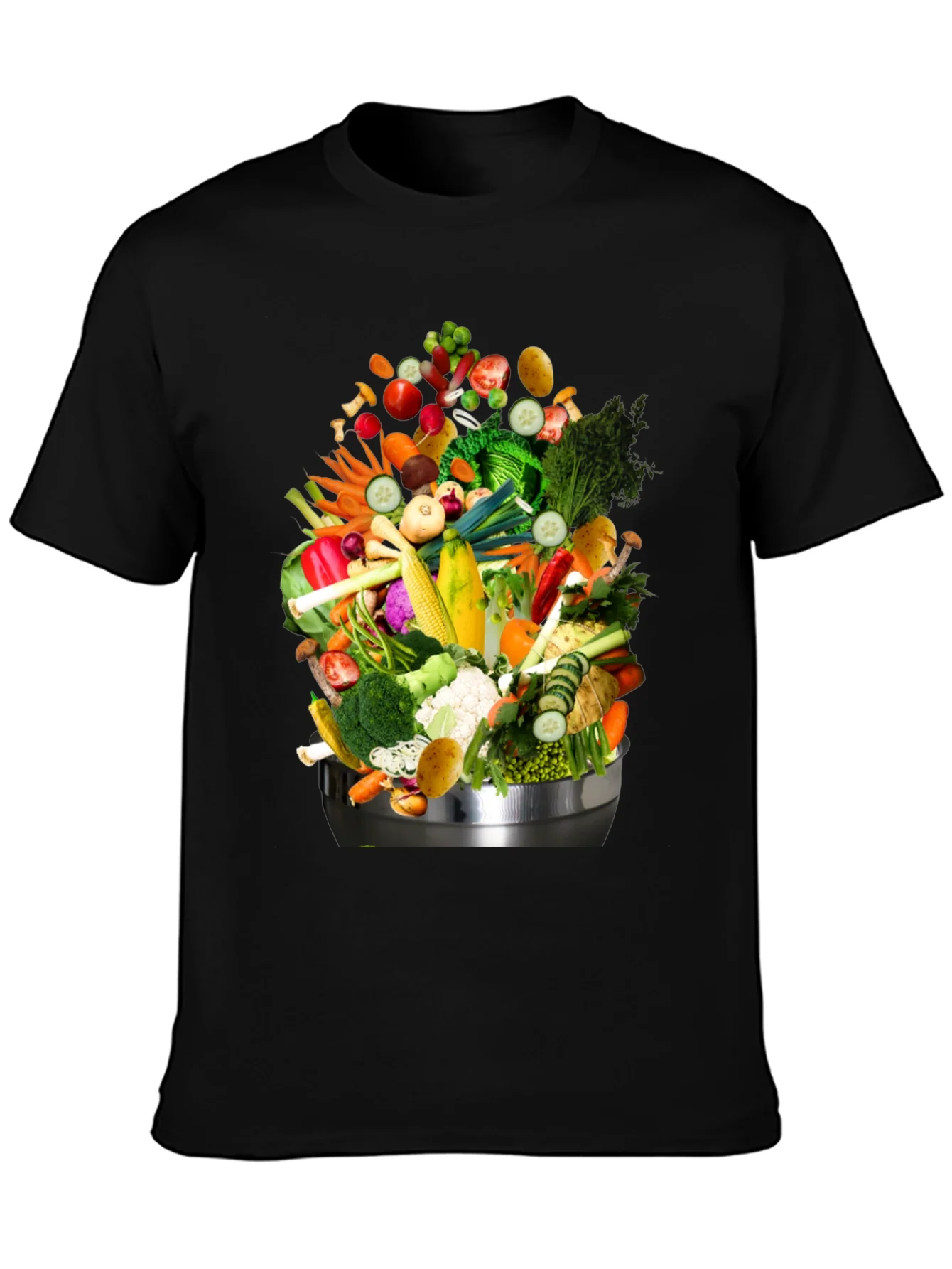 Rebbecca Vegetable Bowl Graphic Tee - Funny Food T-Shirt