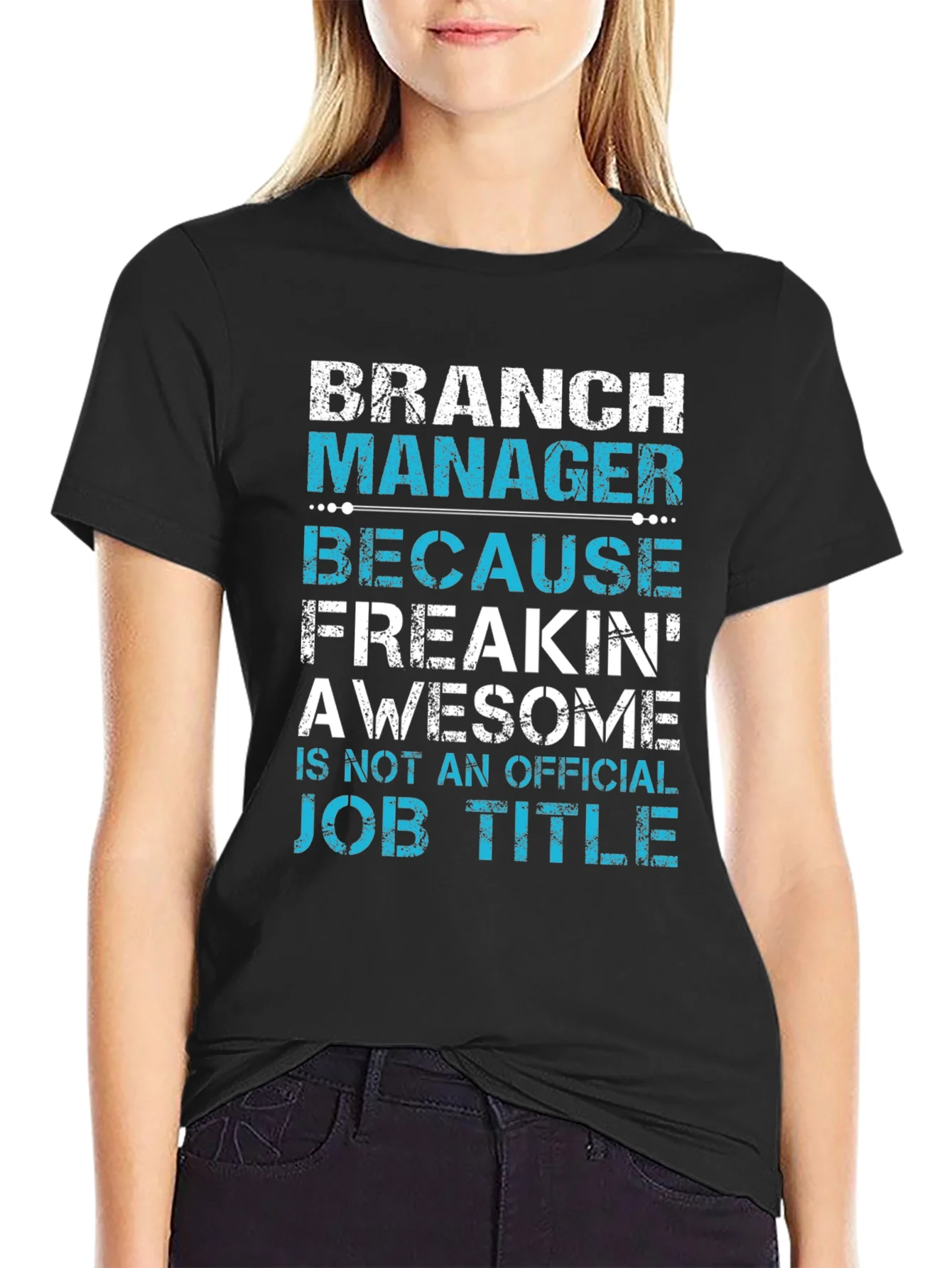 Rebbecca Branch Manager Funny Job Title T-Shirt