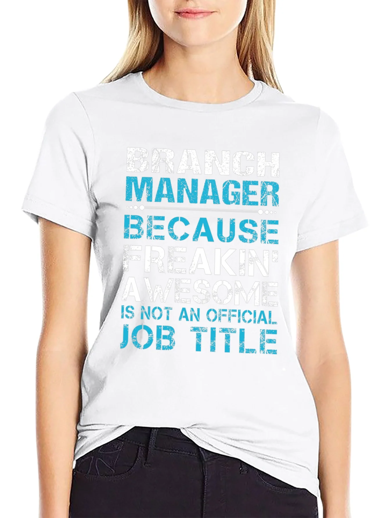 Rebbecca Branch Manager Funny Job Title T-Shirt