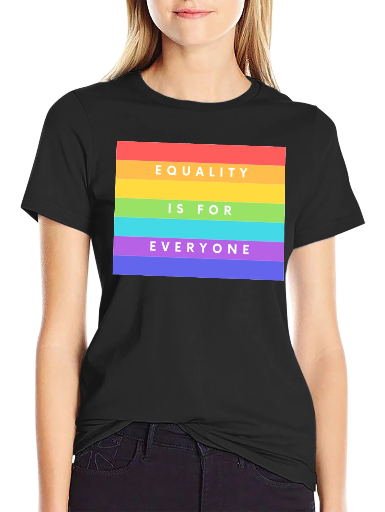 Rebbecca Equality is for Everyone Rainbow Pride T-Shirt