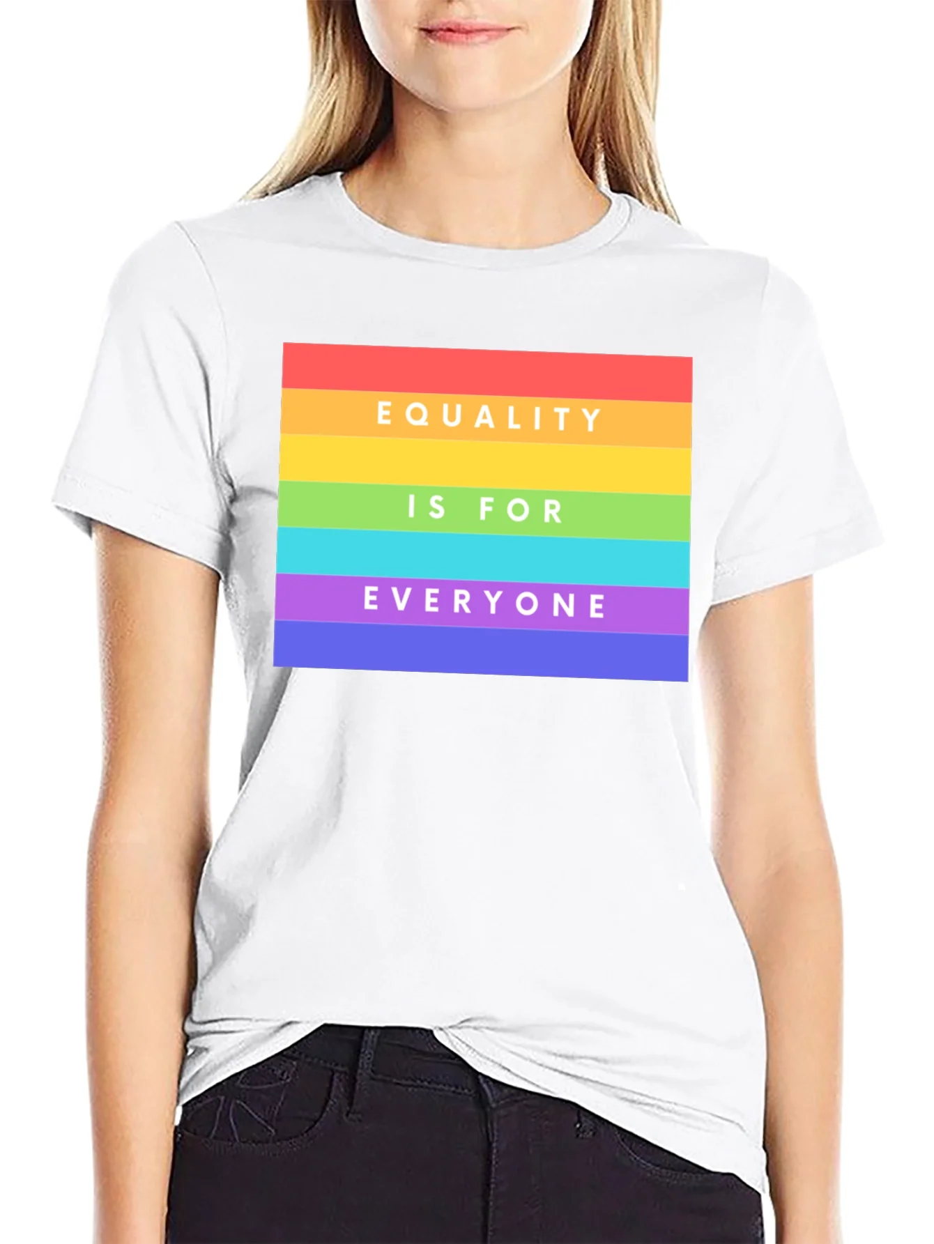 Rebbecca Equality is for Everyone Rainbow Pride T-Shirt