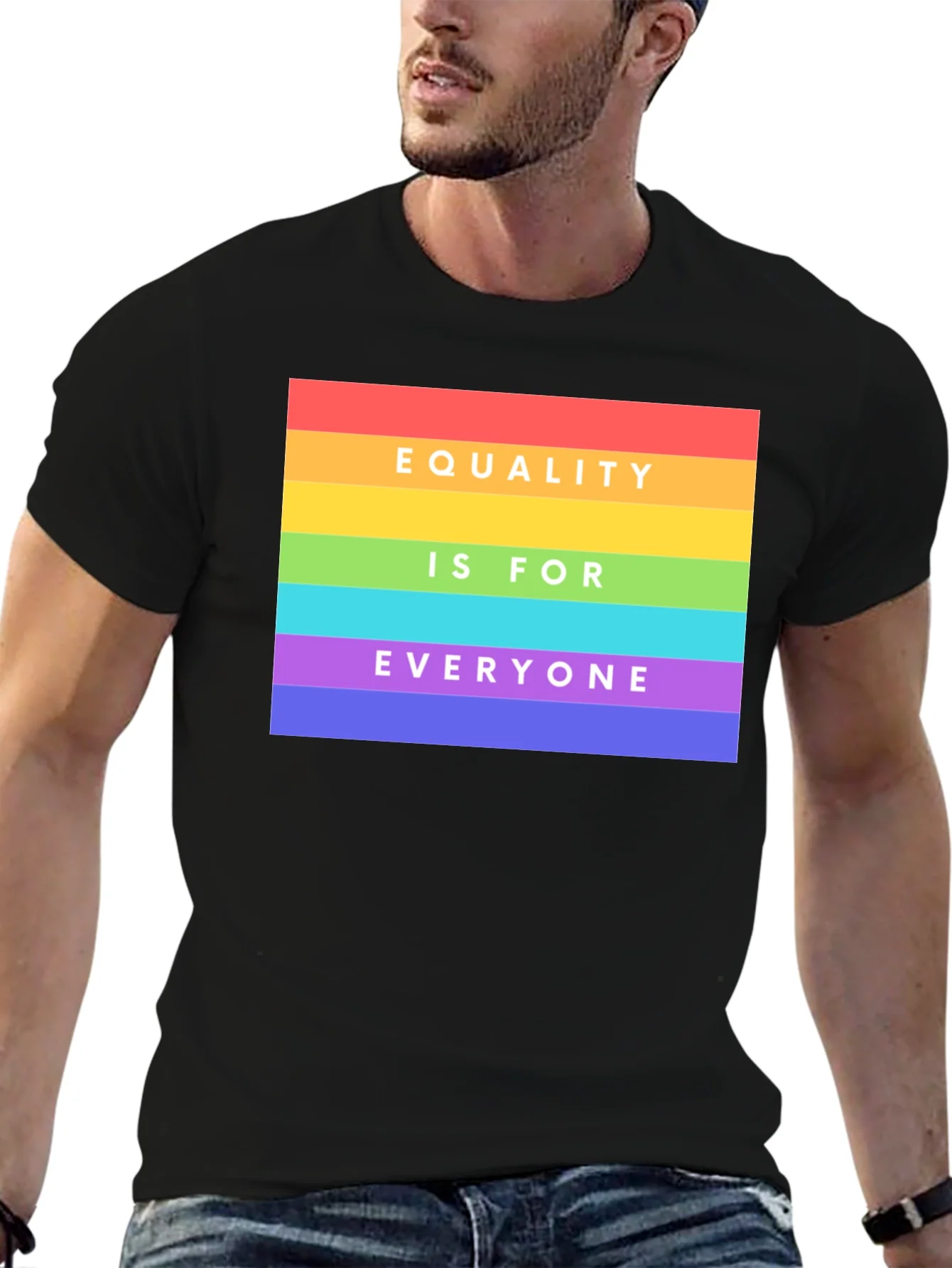 Rebbecca Equality is for Everyone Rainbow Pride T-Shirt