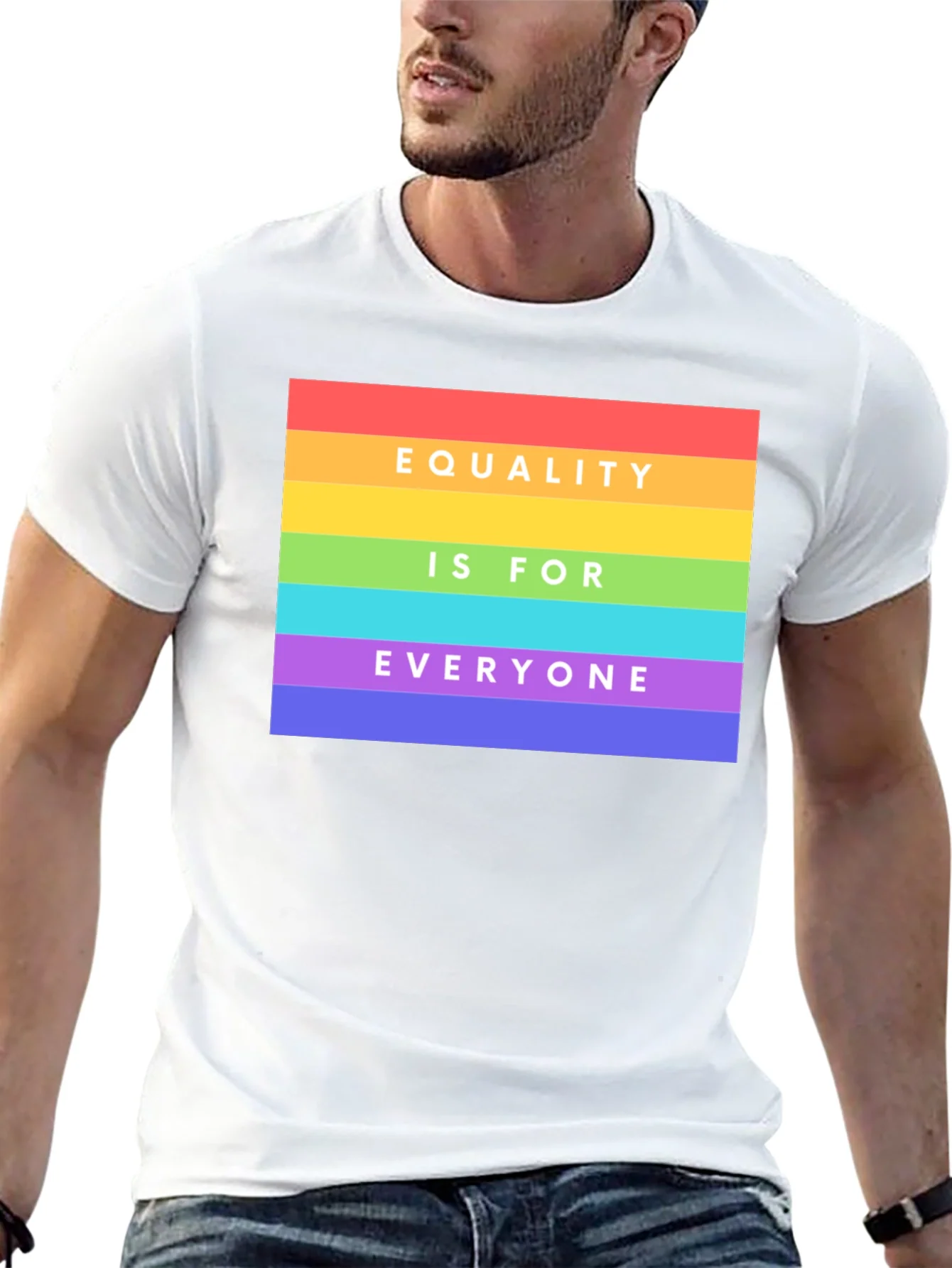 Rebbecca Equality is for Everyone Rainbow Pride T-Shirt