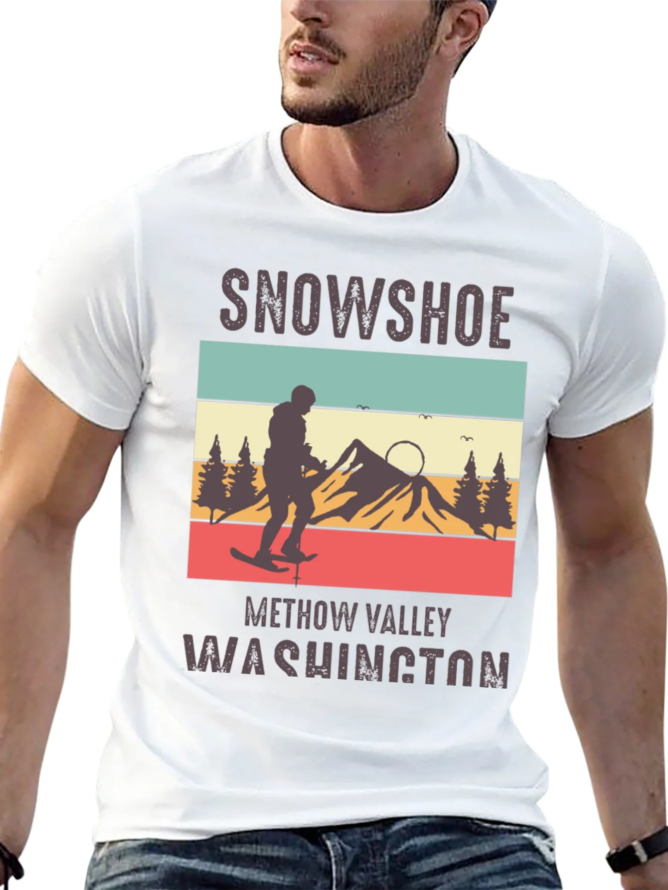 Camiseta Snowshoe Methow Valley Washington