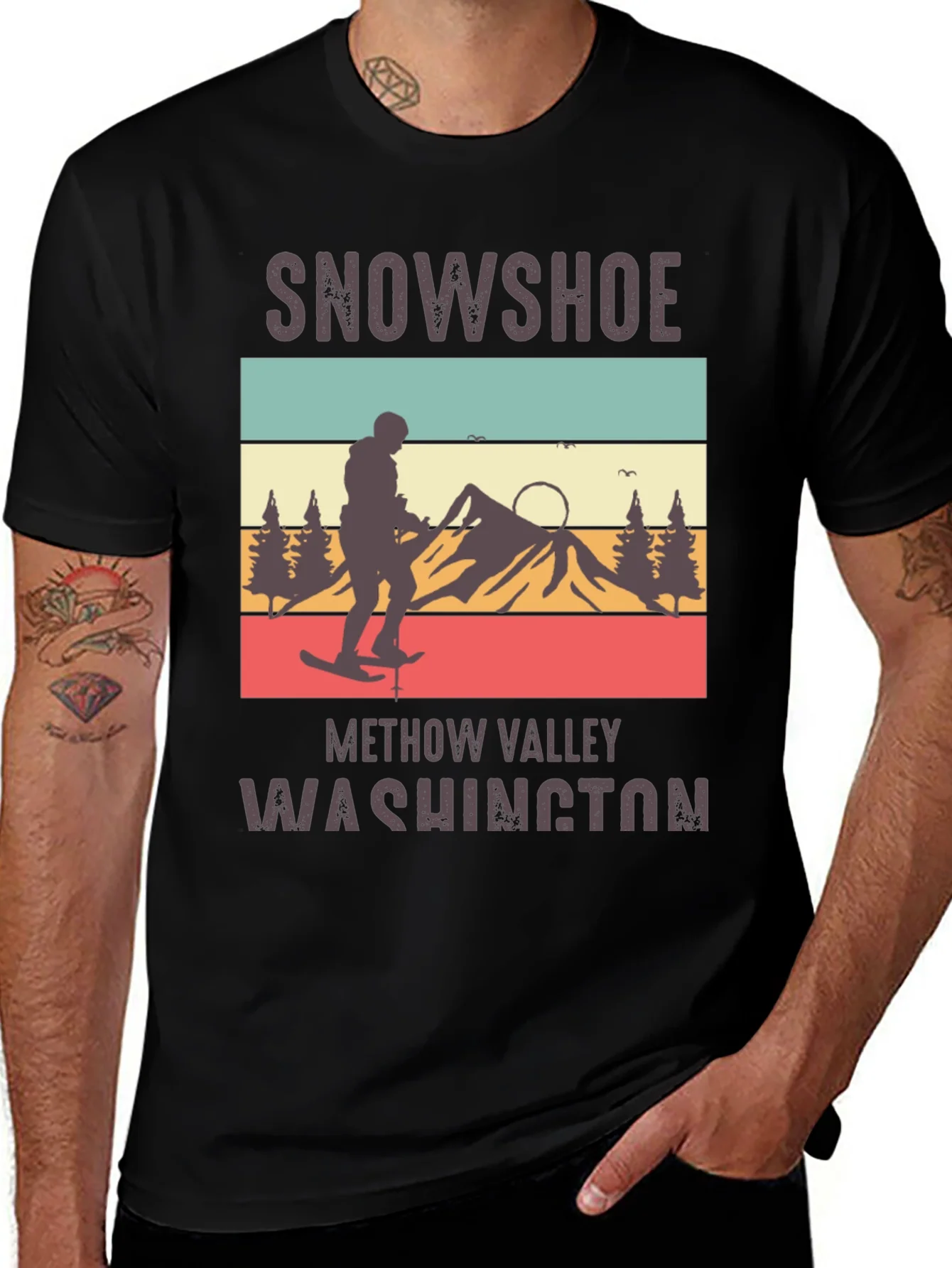 Camiseta Snowshoe Methow Valley Washington