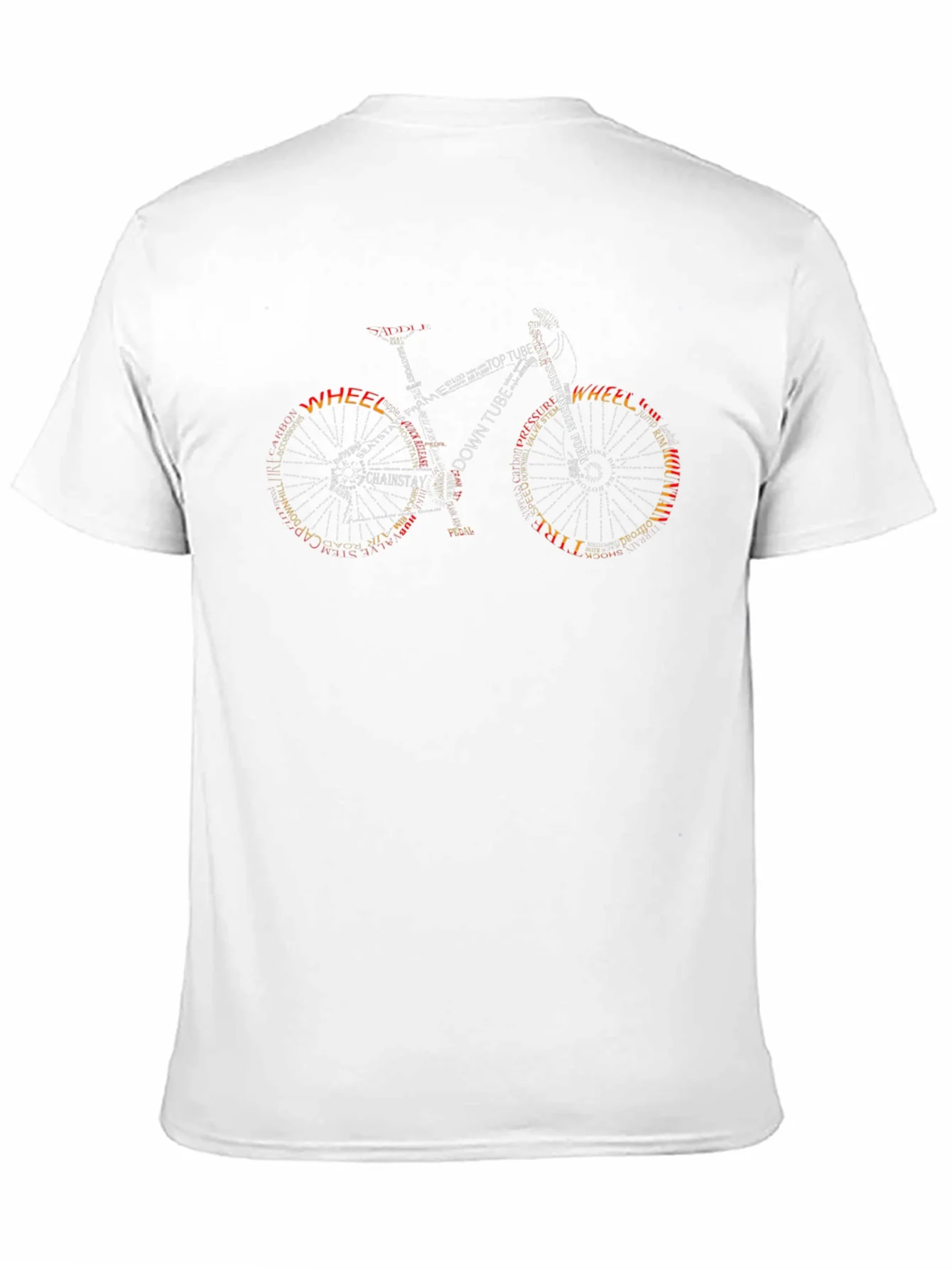 Camiseta Negra con Dise?o de Bicicleta de Monta?a