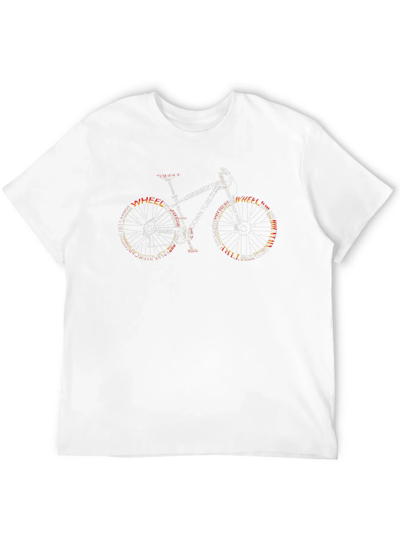 Camiseta Negra con Dise?o de Bicicleta de Monta?a