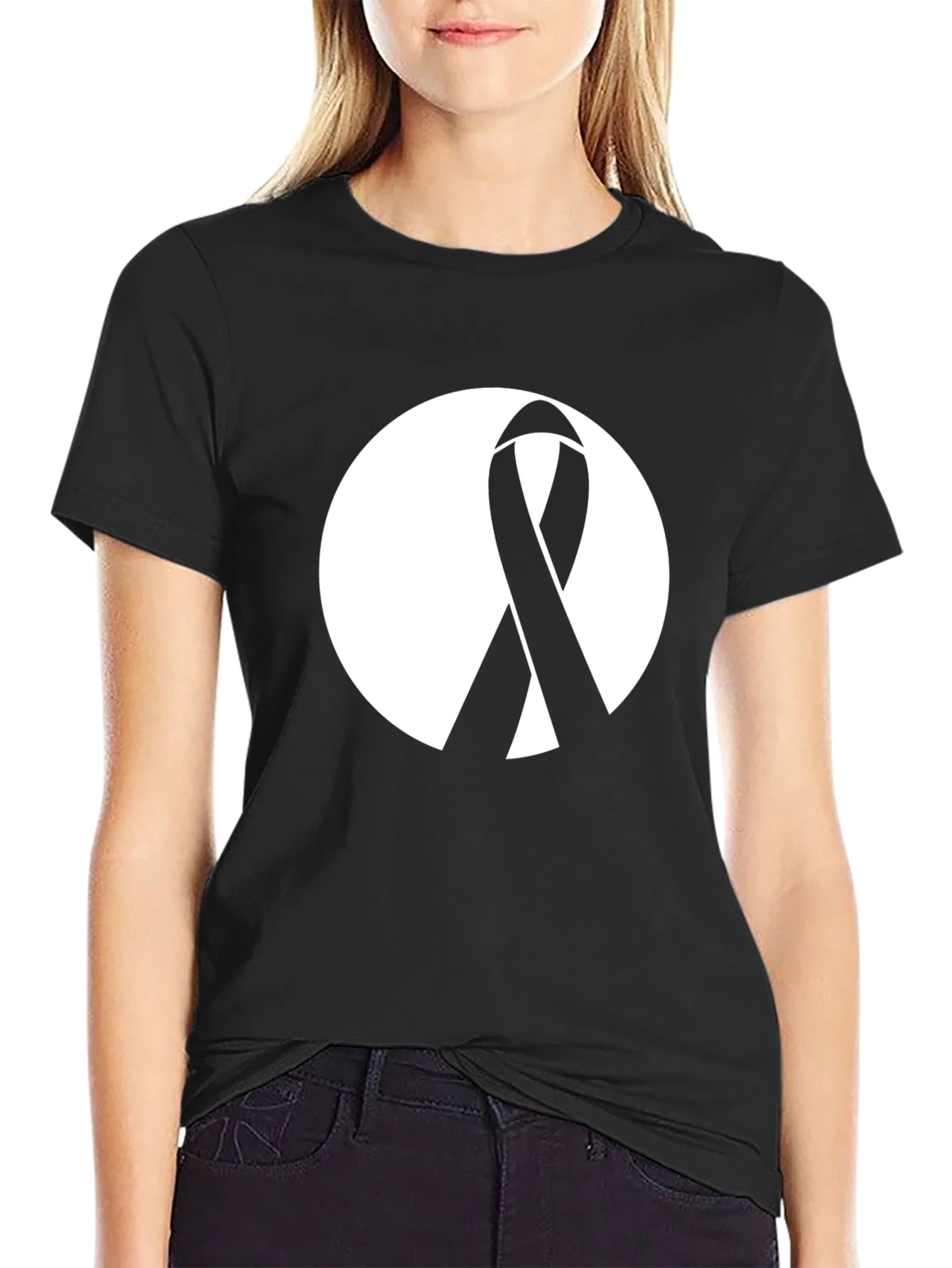 Rebbecca Black Ribbon Awareness Graphic T-Shirt