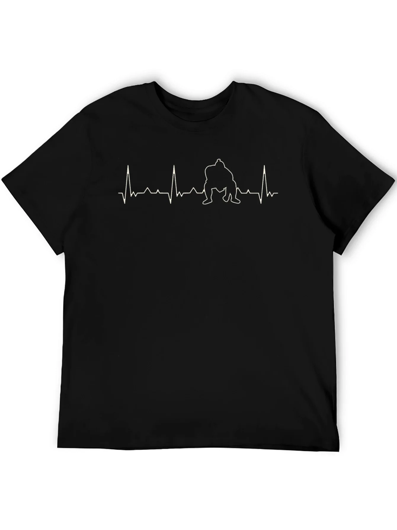 Rebbecca Sumo Heartbeat T-Shirt - Black Cotton Tee
