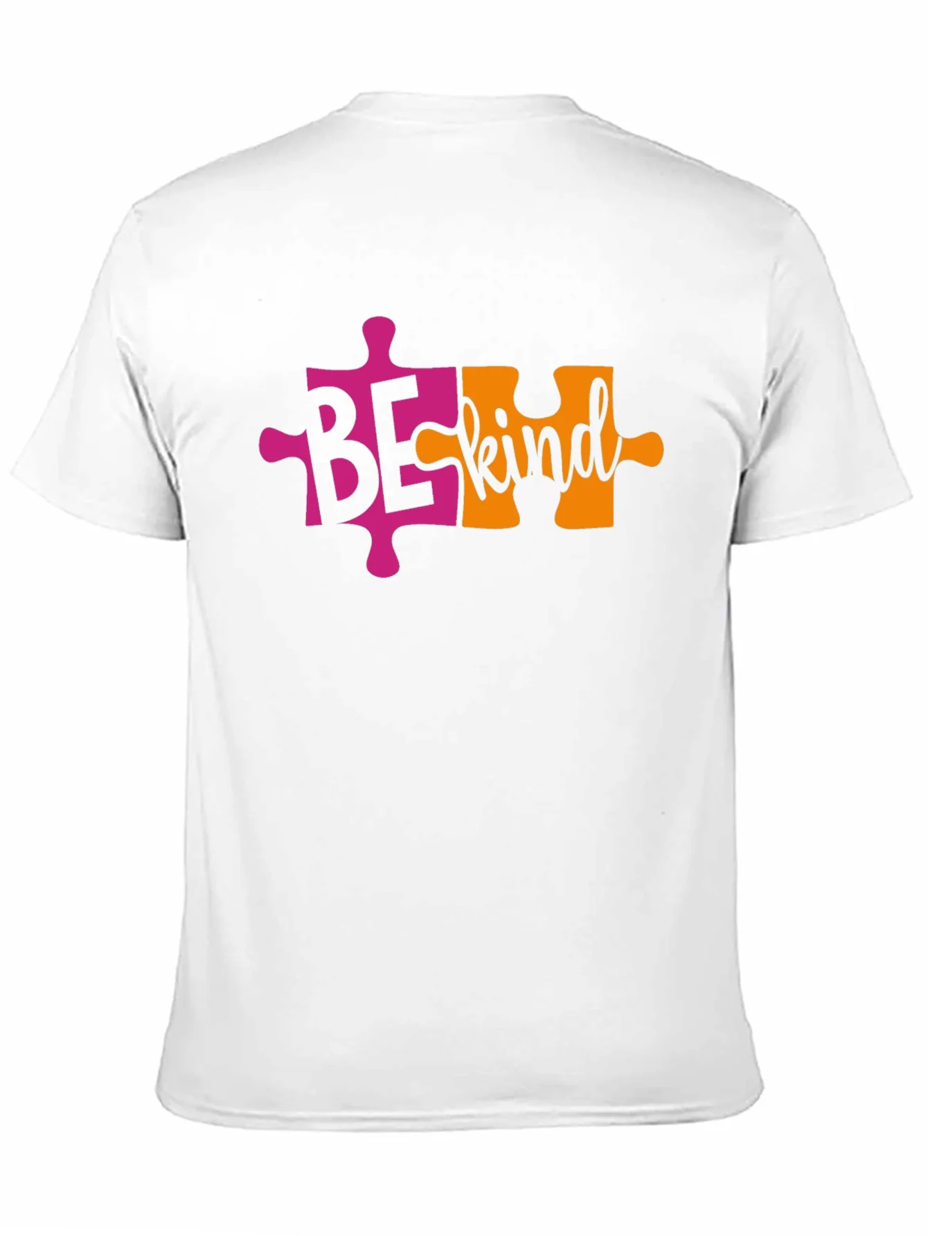 Rebbecca Be Kind Autism Awareness Puzzle Piece T-Shirt