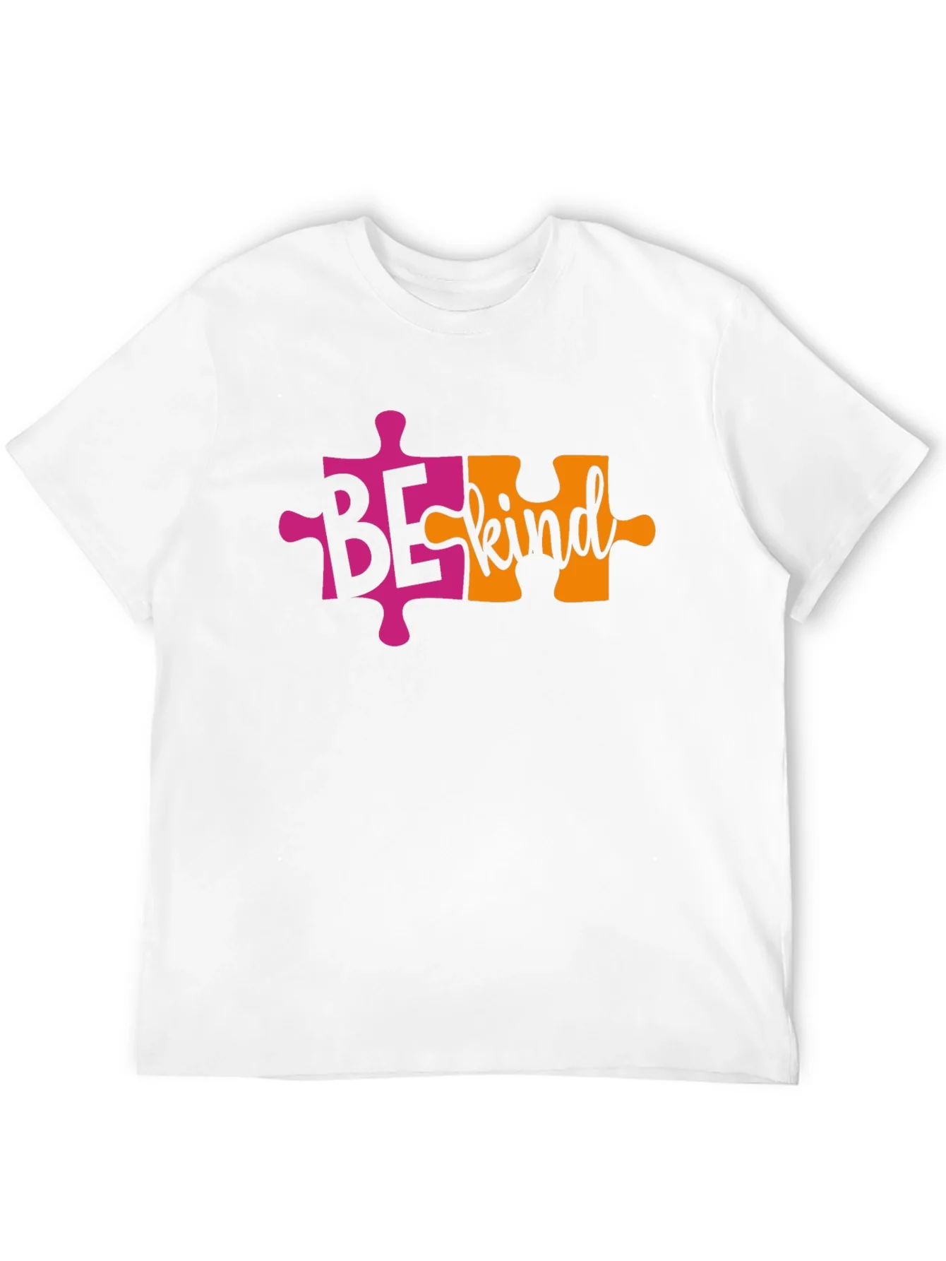 Rebbecca Be Kind Autism Awareness Puzzle Piece T-Shirt