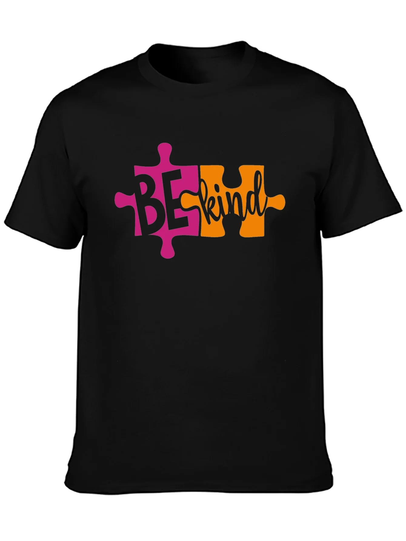 Rebbecca Be Kind Autism Awareness Puzzle Piece T-Shirt