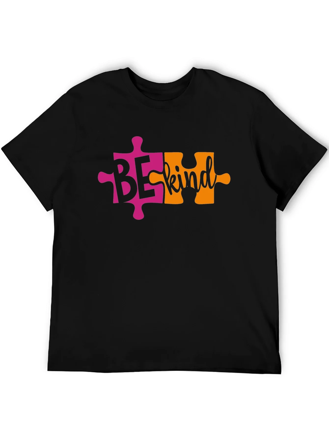 Rebbecca Be Kind Autism Awareness Puzzle Piece T-Shirt