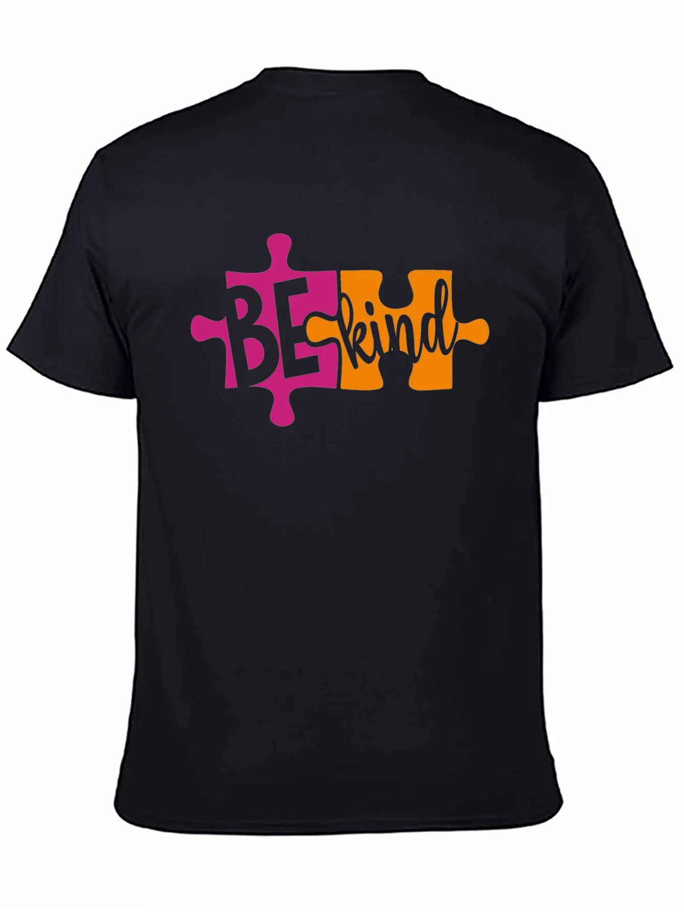 Rebbecca Be Kind Autism Awareness Puzzle Piece T-Shirt