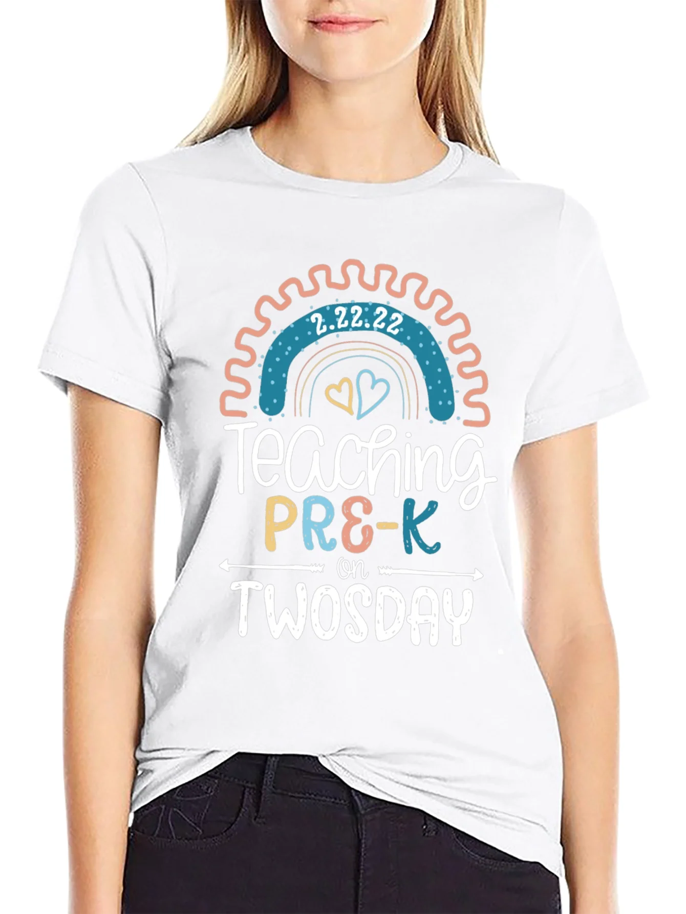 Camiseta Educativa Pre-K Twosday 2.22.22