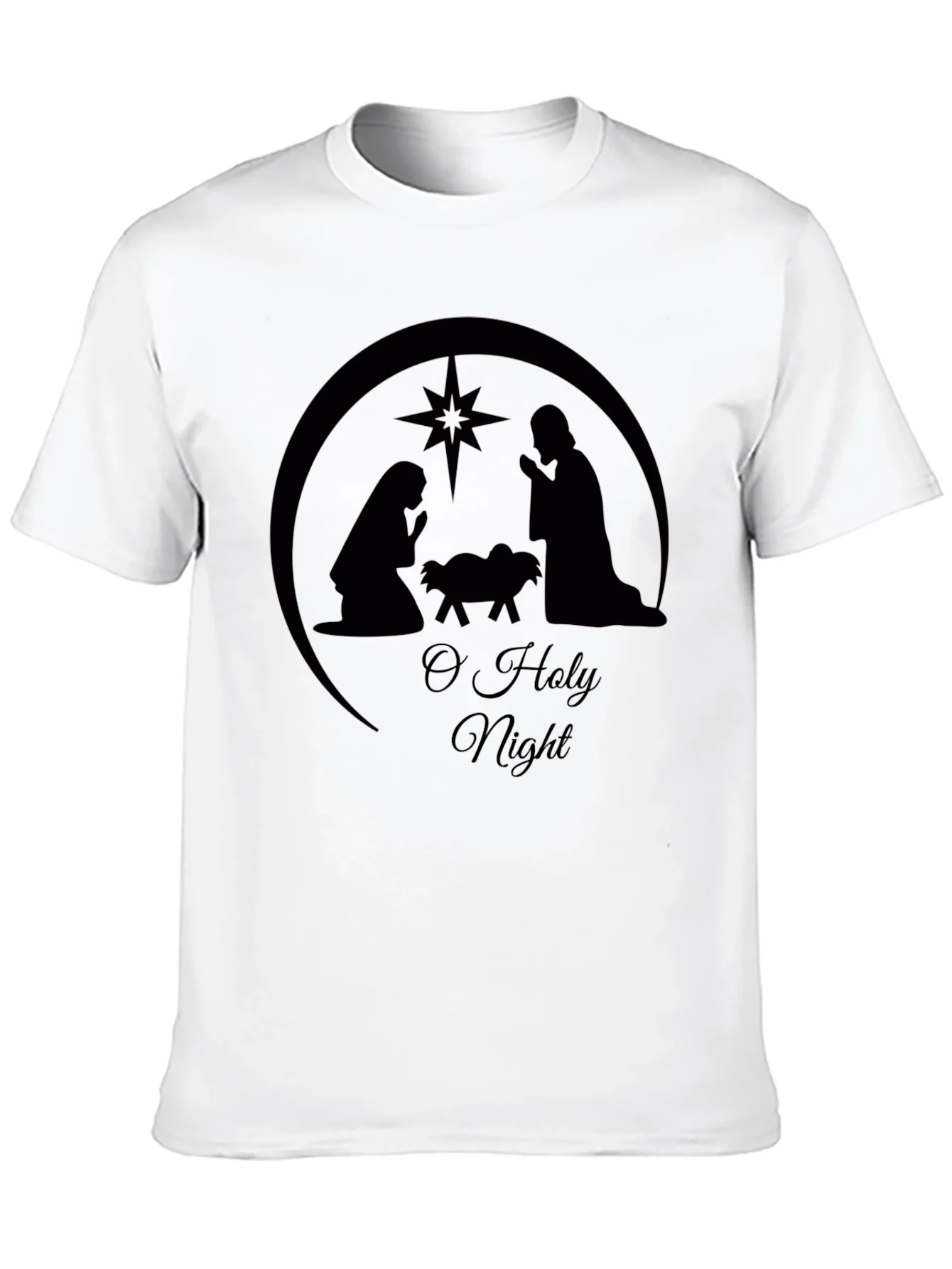 Camiseta Negra: Natividad Noche Santa