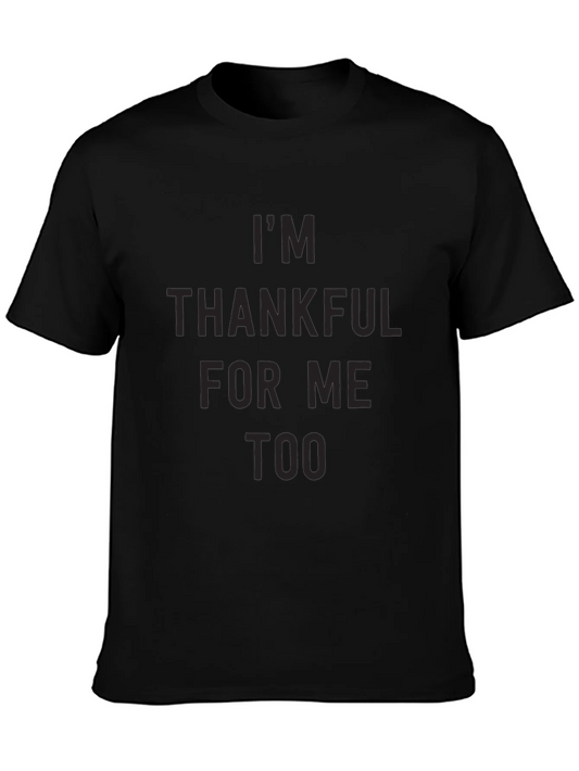 Rebbecca Thankful For Me Too Black T-Shirt