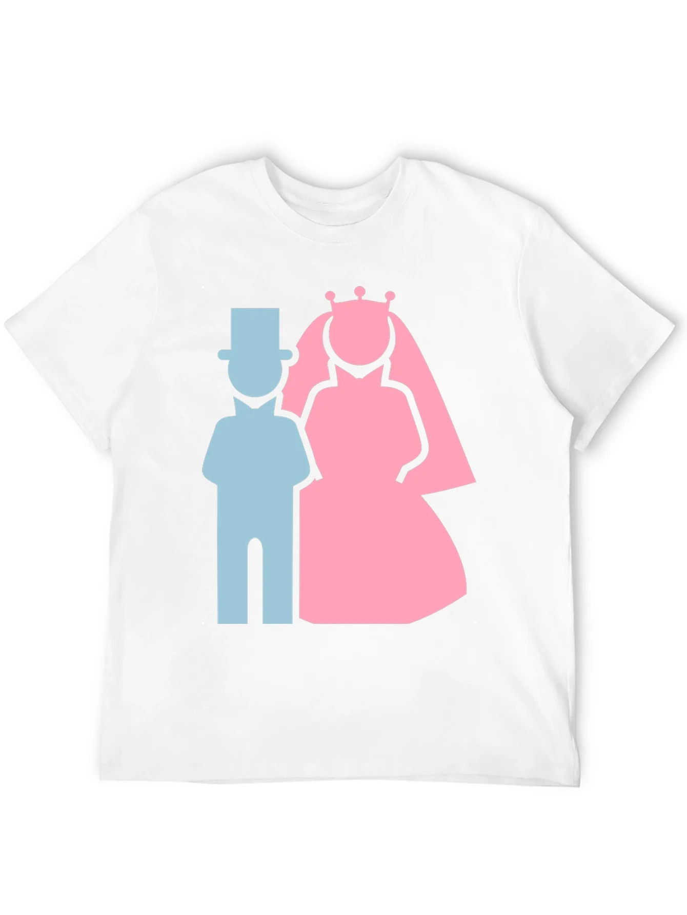 Camiseta Nupcial: Novio y Novia Estilizados