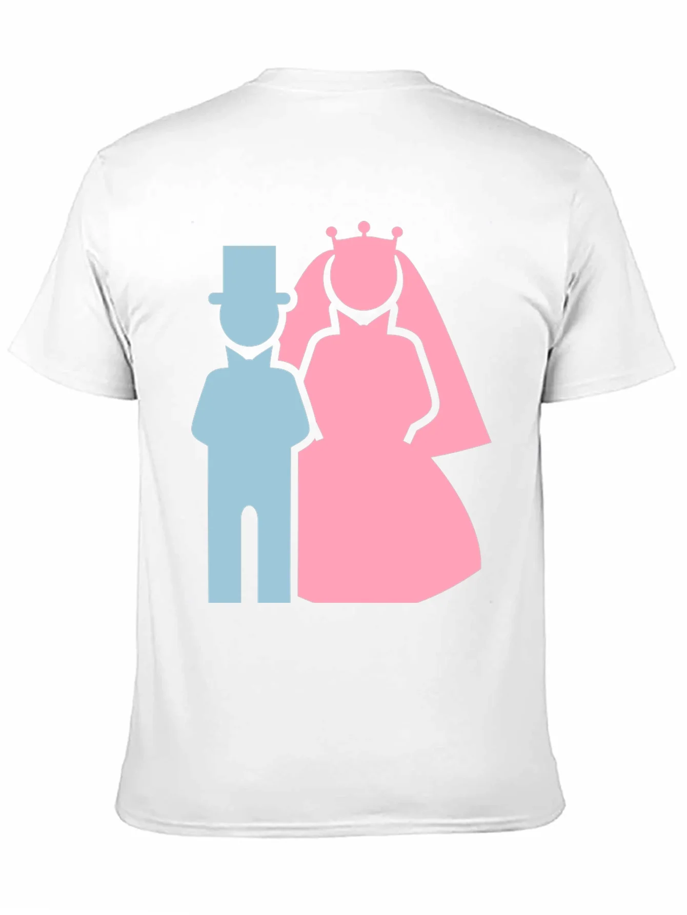 Camiseta Nupcial: Novio y Novia Estilizados