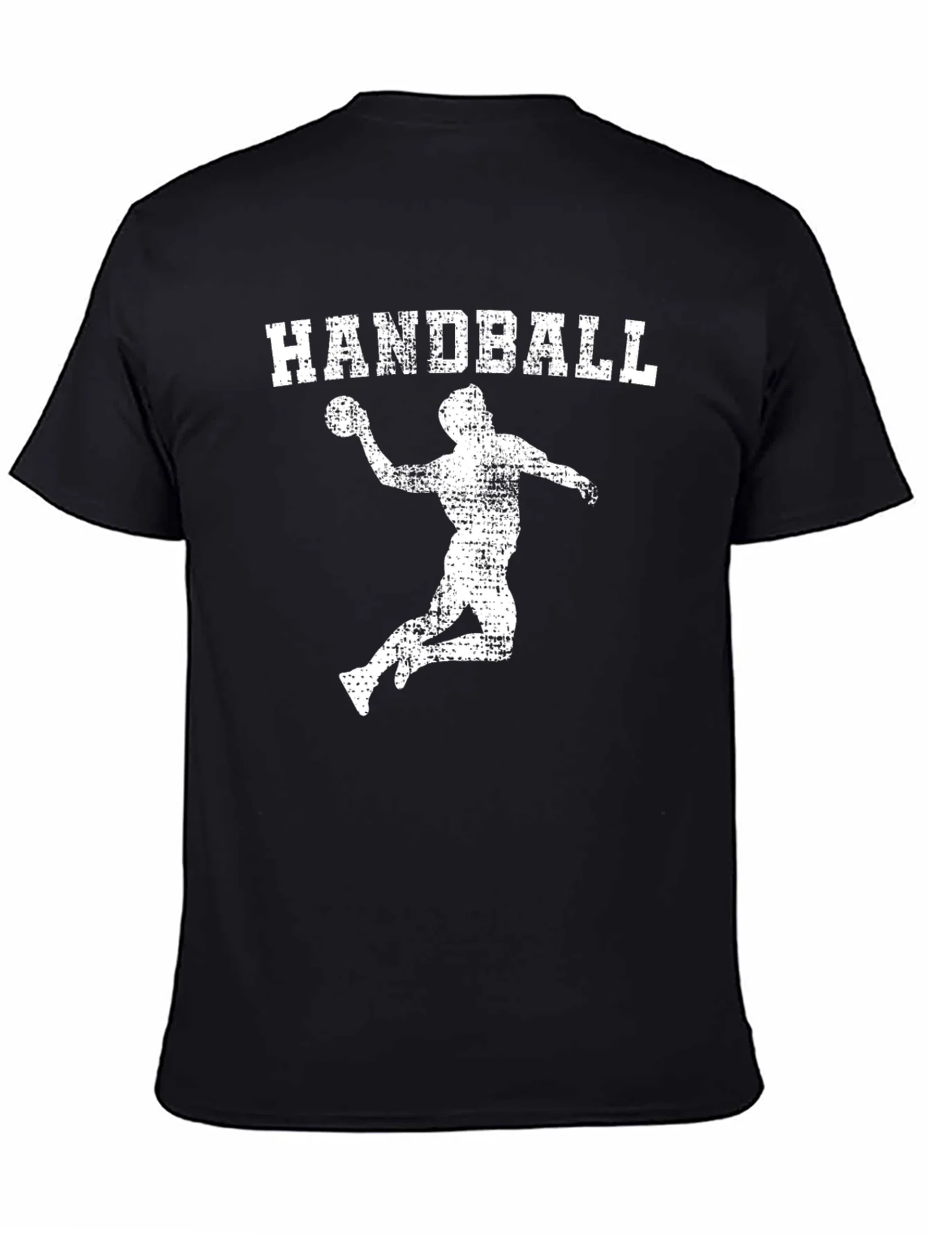 Camiseta Negra de Balonmano para Hombre