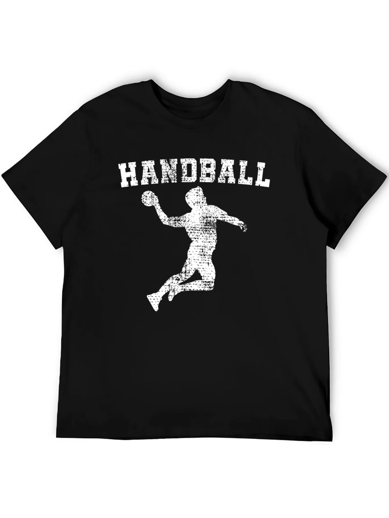Camiseta Negra de Balonmano para Hombre