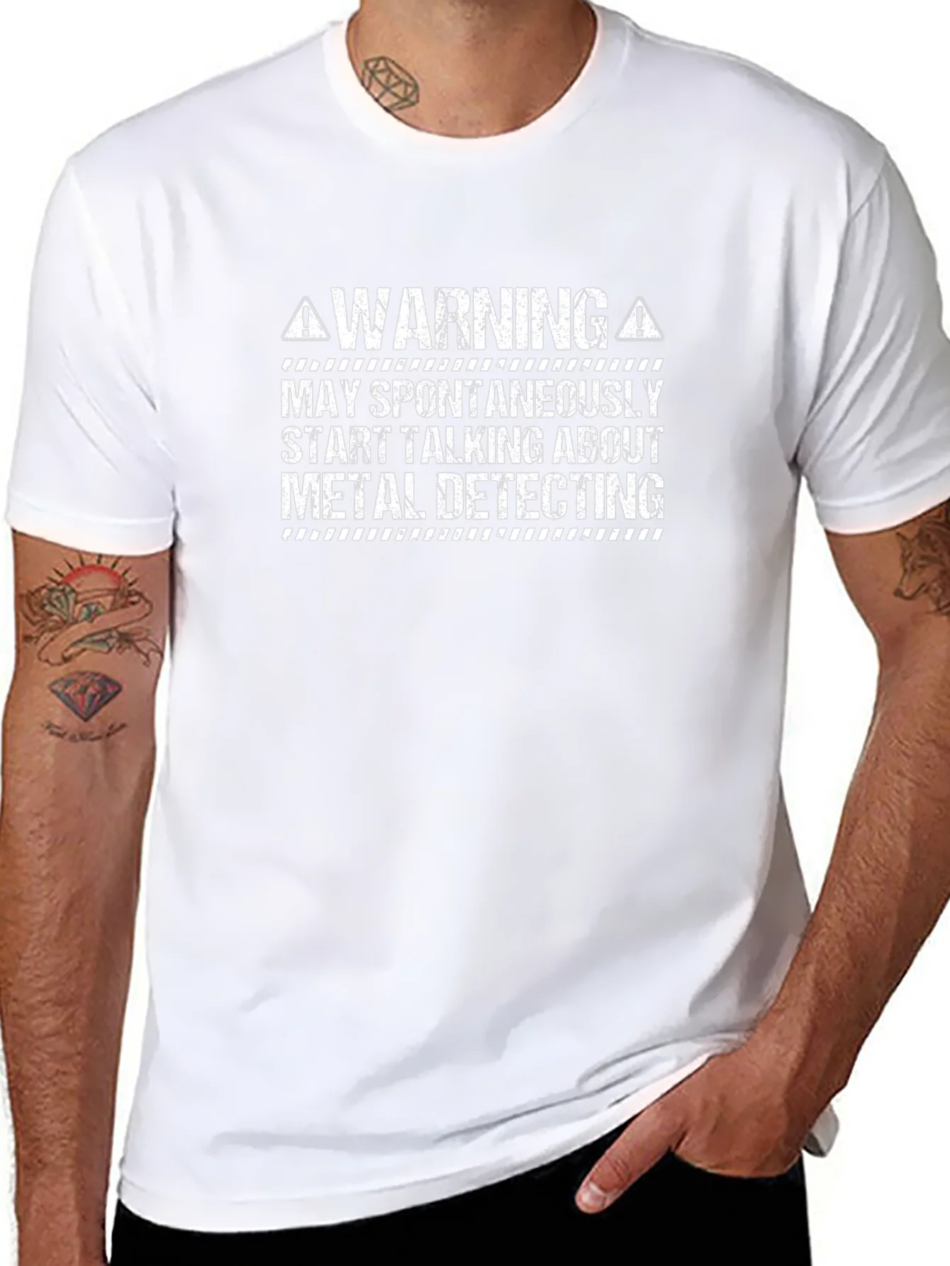 Camiseta Negra Detector de Metales