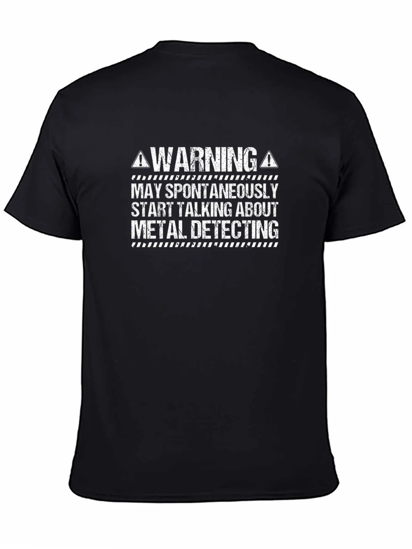 Camiseta Negra Detector de Metales