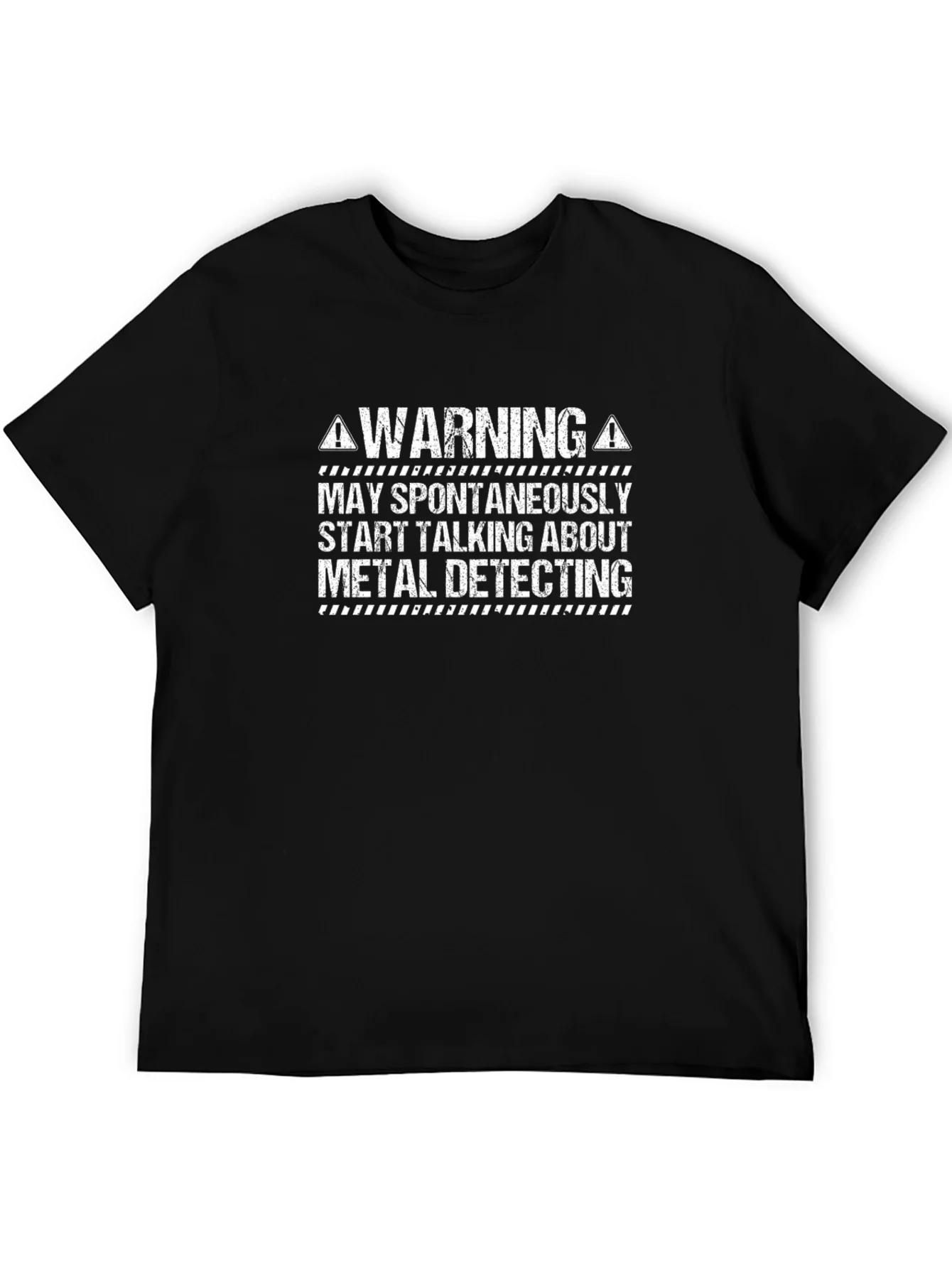Camiseta Negra Detector de Metales