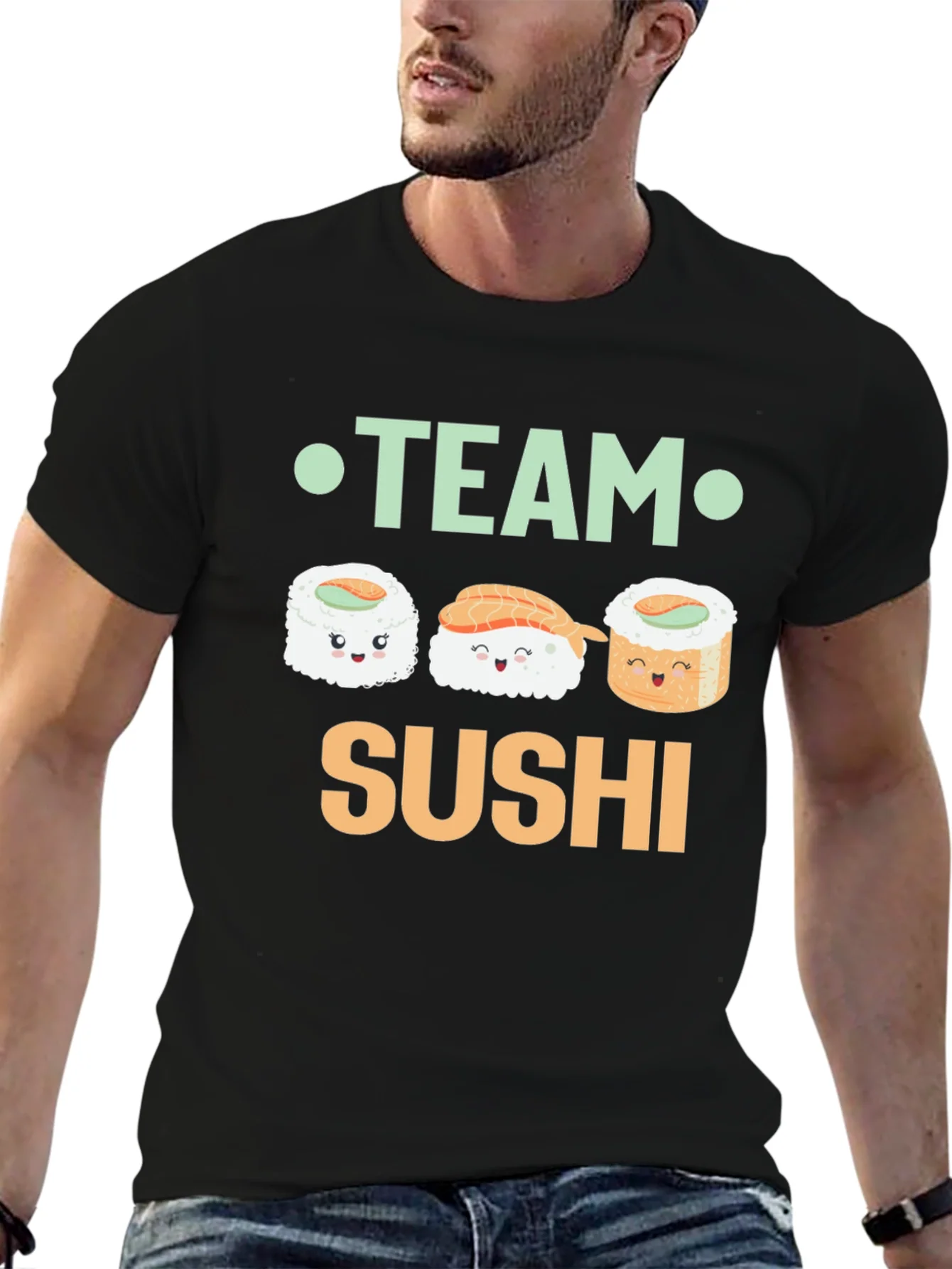 Rebbecca Team Sushi Graphic T-Shirt - Foodie Fashion