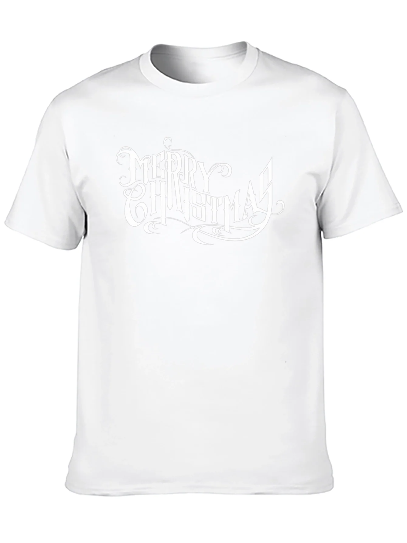 Camiseta Negra Feliz Navidad Dise?o Elegante