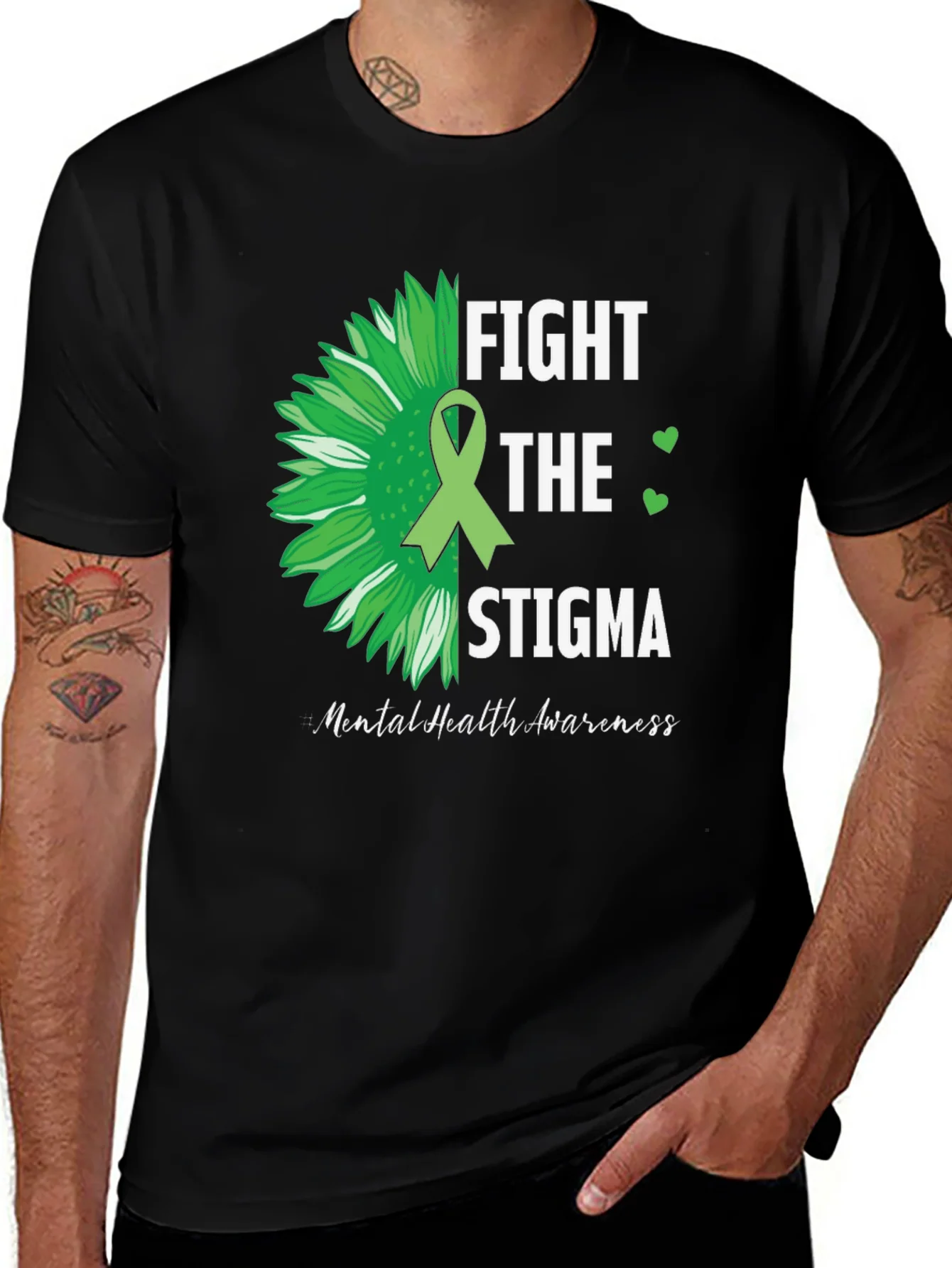 Rebbecca Fight The Stigma Mental Health Awareness T-Shirt